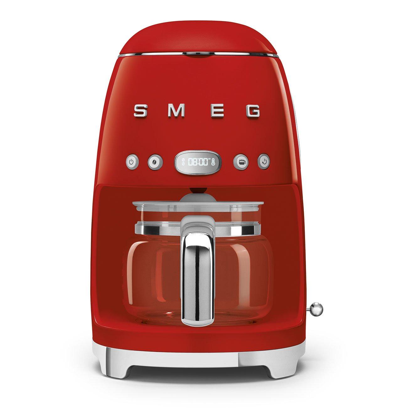 Smeg  50S Style 10 Cup Drip Coffee Machine - Red - Medium