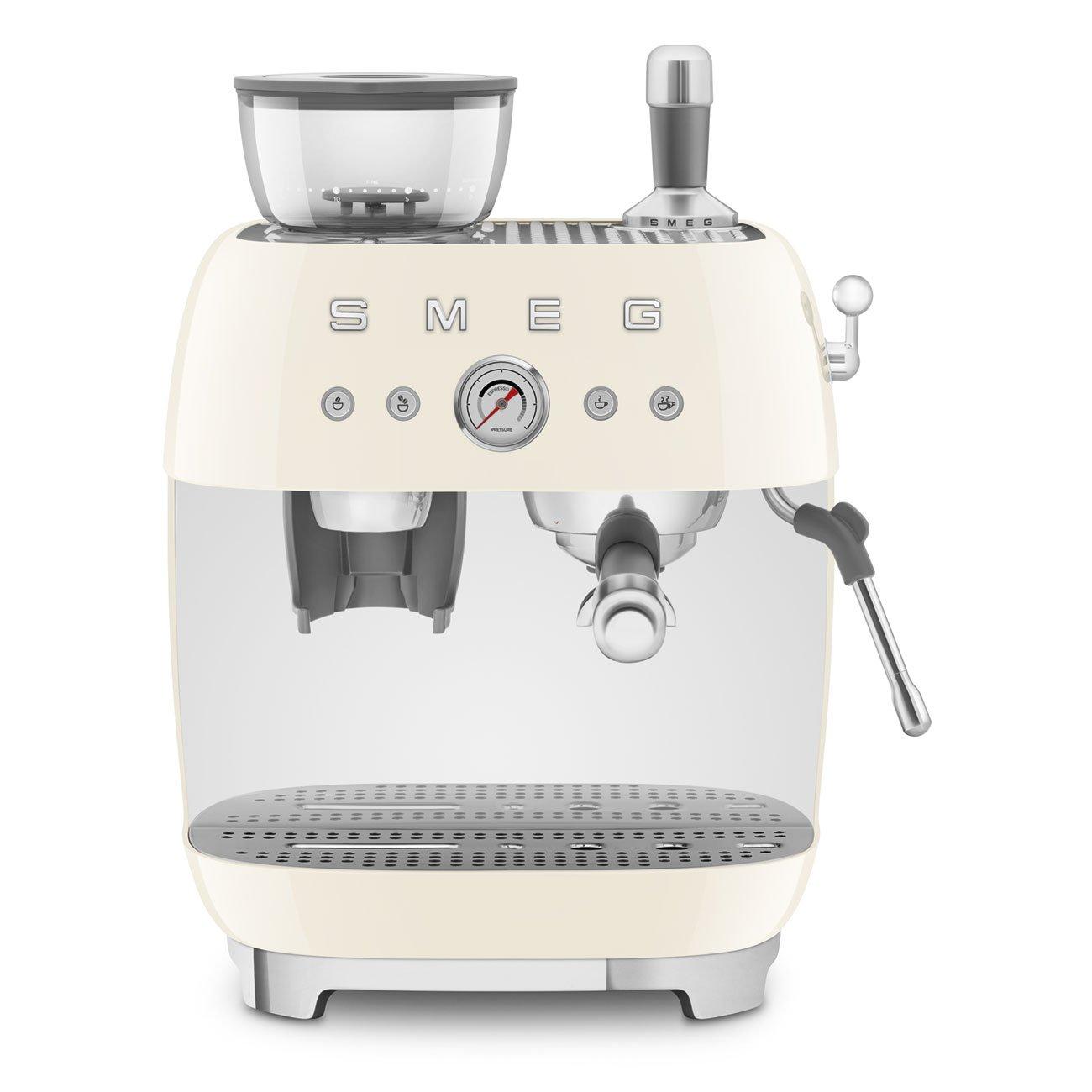 None - Smeg - 50s Style Espresso Coffee Machine with Grinder - 1