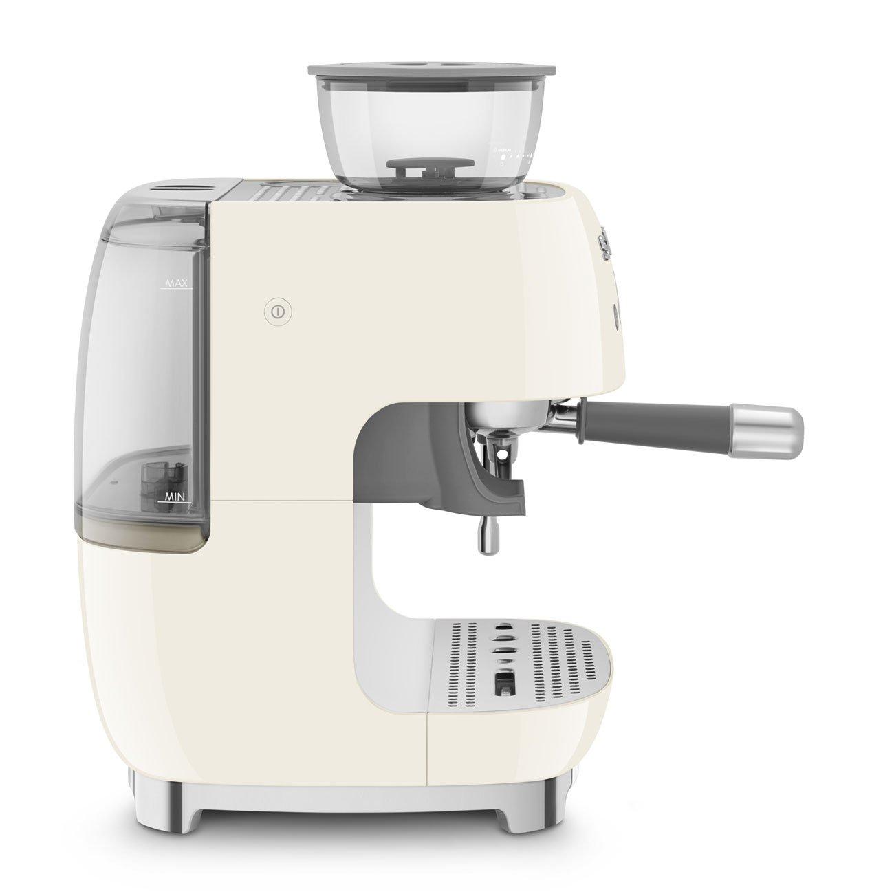 None - Smeg - 50s Style Espresso Coffee Machine with Grinder - 3
