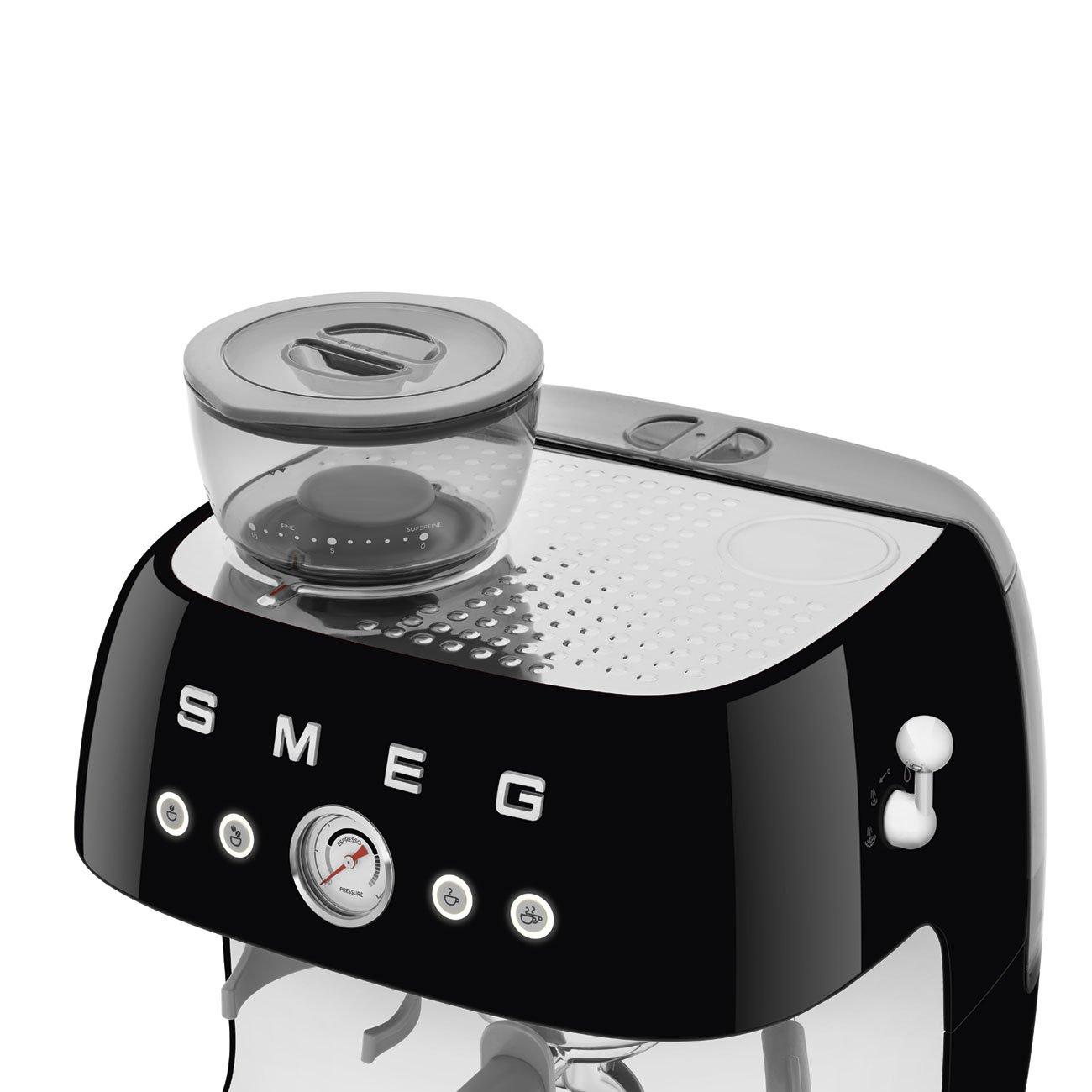 None - Smeg - 50s Style Espresso Coffee Machine with Grinder - 5