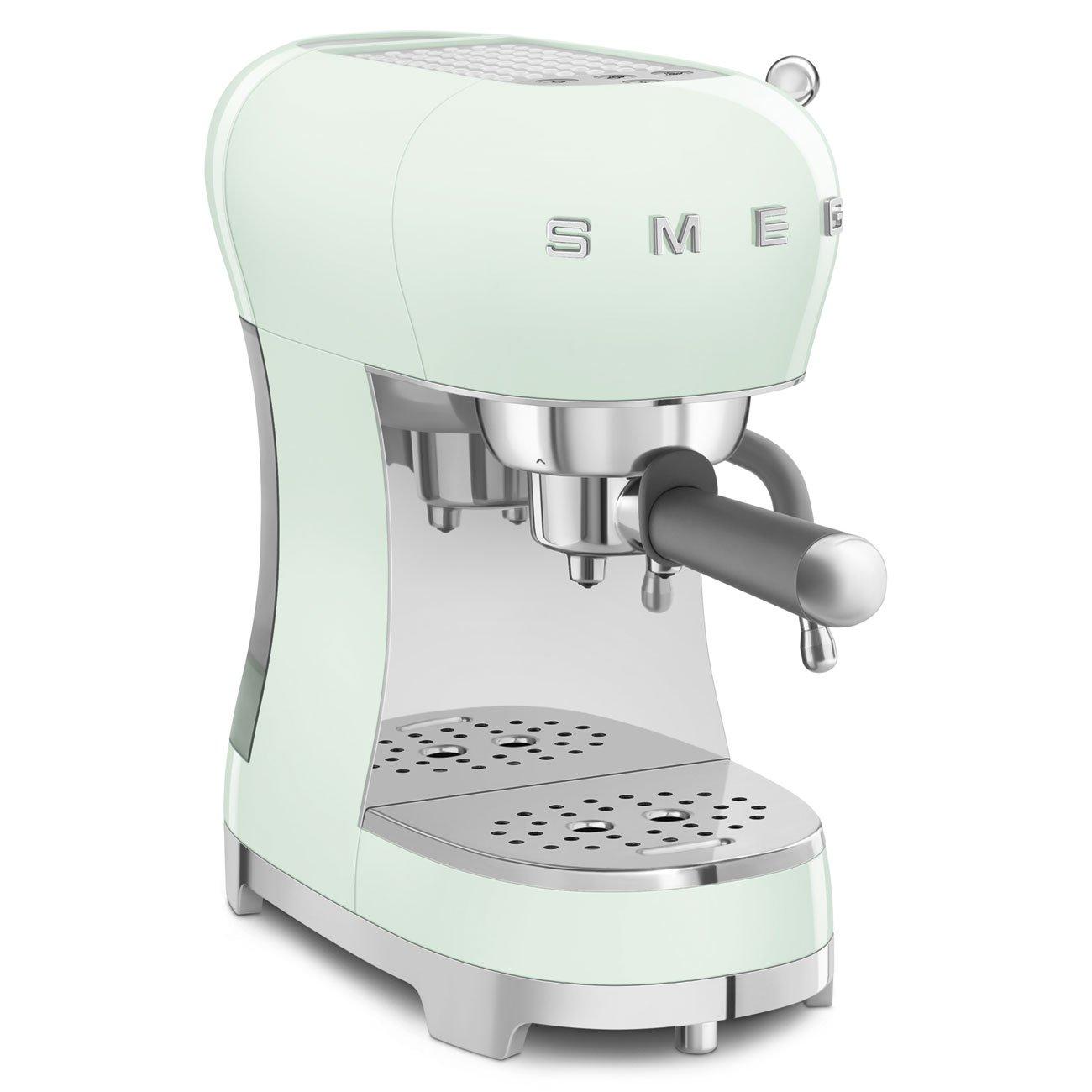 Pastel Green - Smeg - Espresso Coffee Machine in Pastel Green - 4