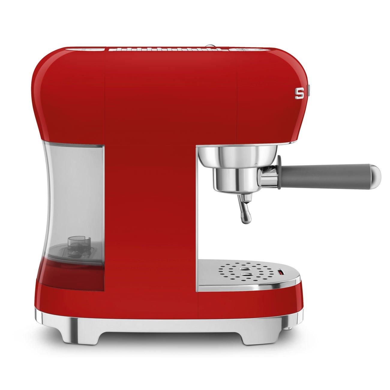 Red - Smeg - Espresso Coffee Machine in Red - 2