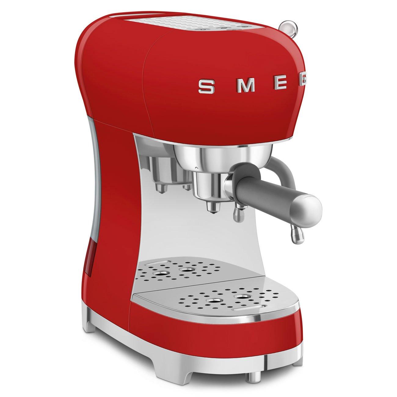 Red - Smeg - Espresso Coffee Machine in Red - 4