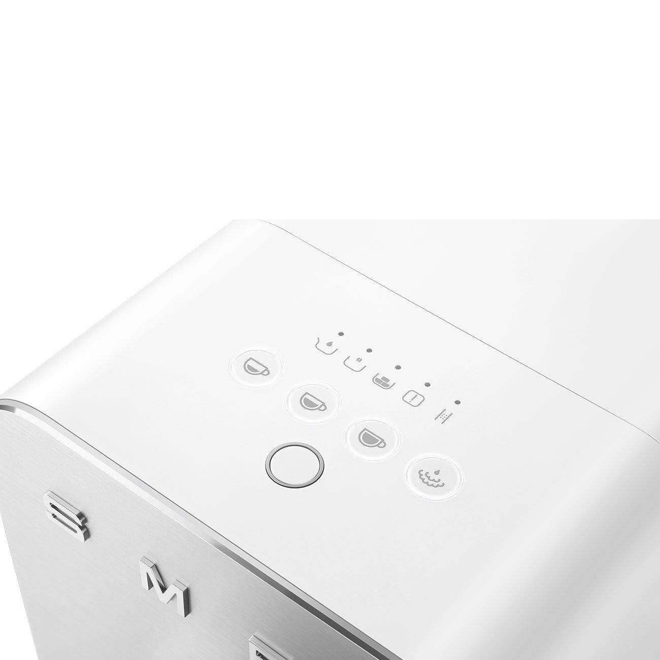 White - Smeg - Espresso Coffee Machine in Matt White - 4