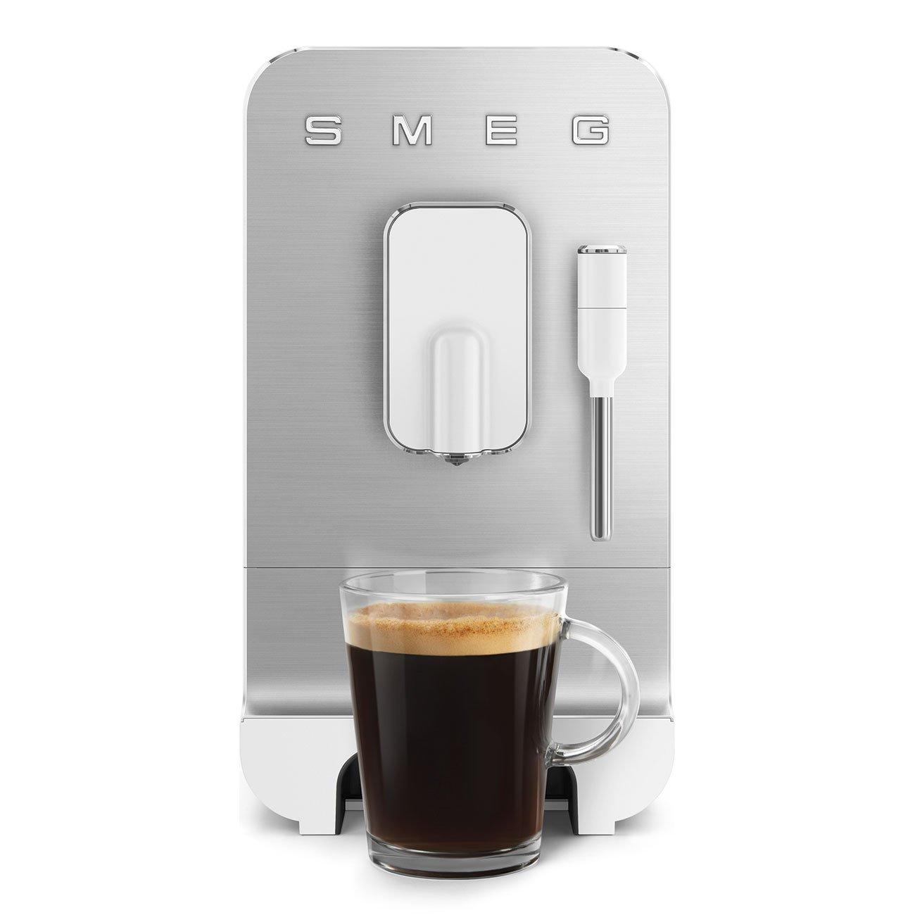 White - Smeg - Espresso Coffee Machine in Matt White - 6