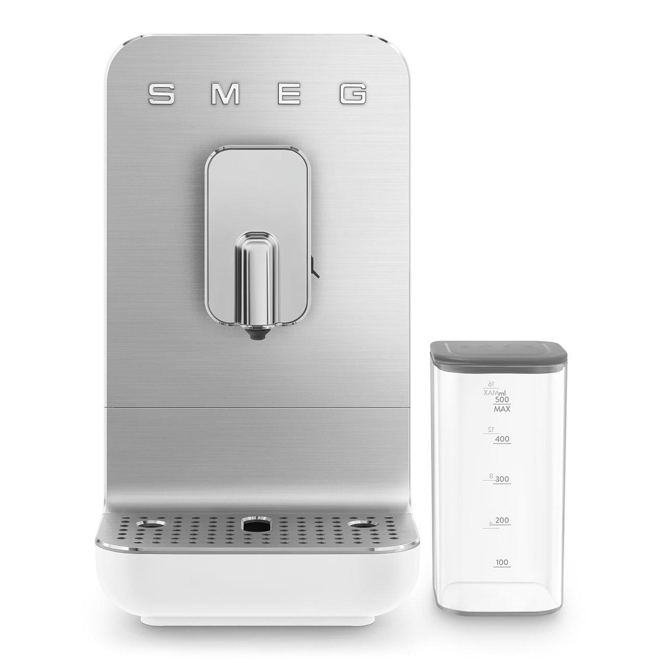 Smeg Bean To Cup Coffee Machine With Integrated Milk System Easy Clean Matte Bcc13whmuk White Medium - Image 4