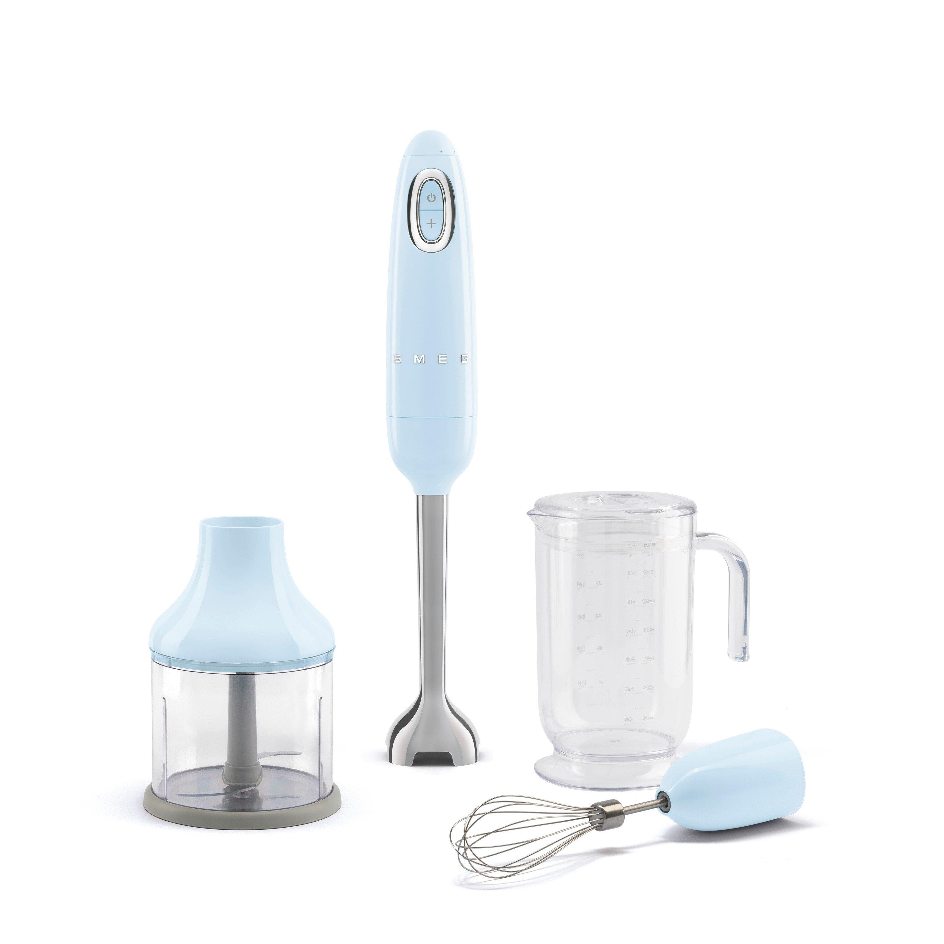 Smeg  Hand Blender With Accessories In Pastel Blue - Medium