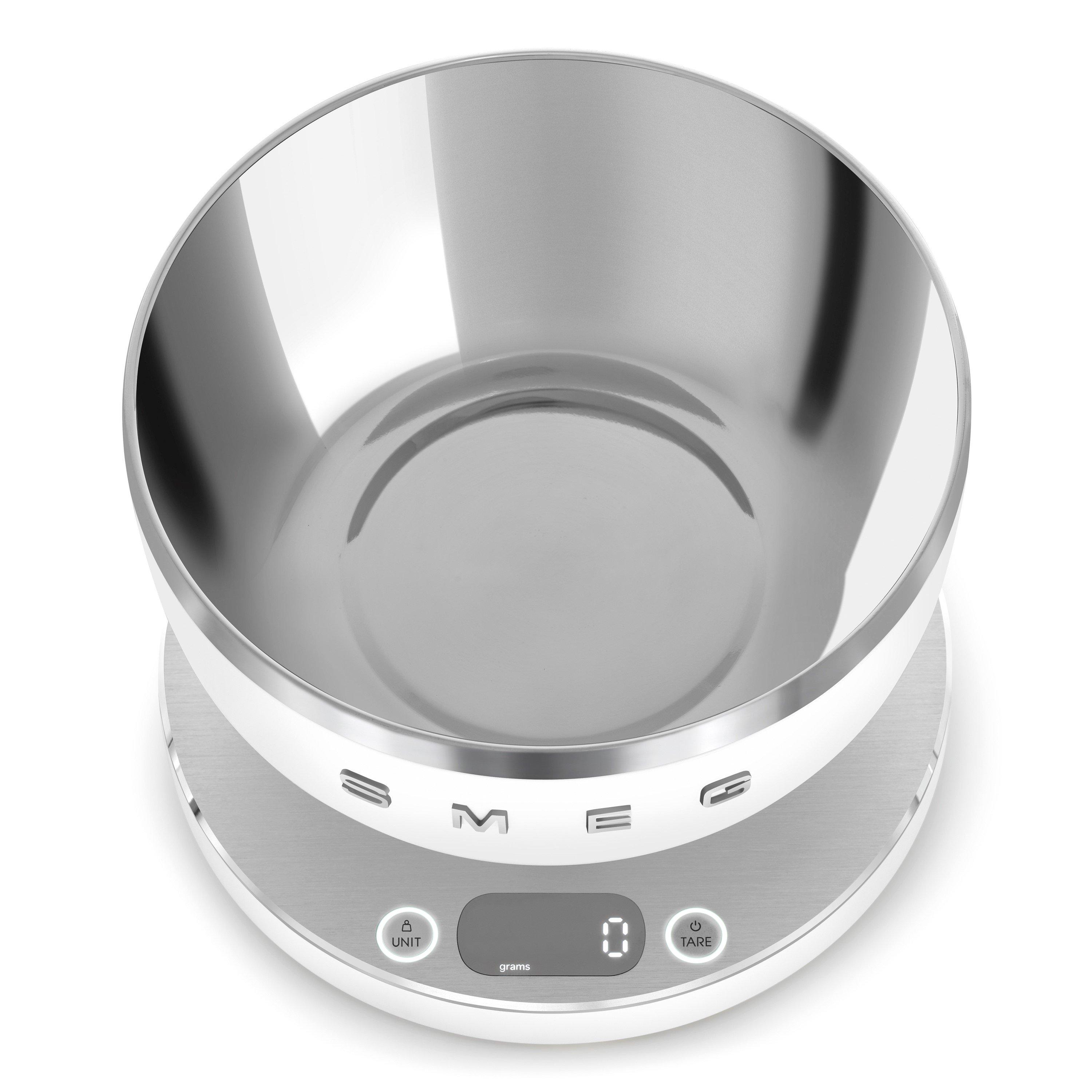 White - Smeg - Kitchen Scales in Matte White - 4