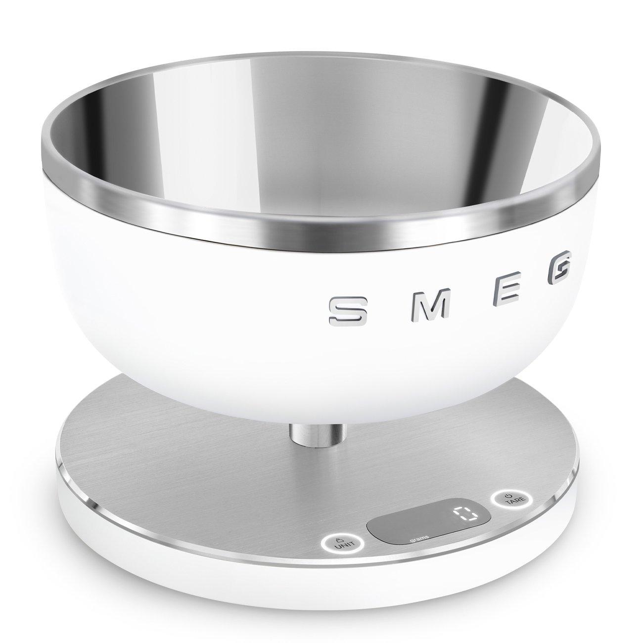 White - Smeg - Kitchen Scales in Matte White - 5