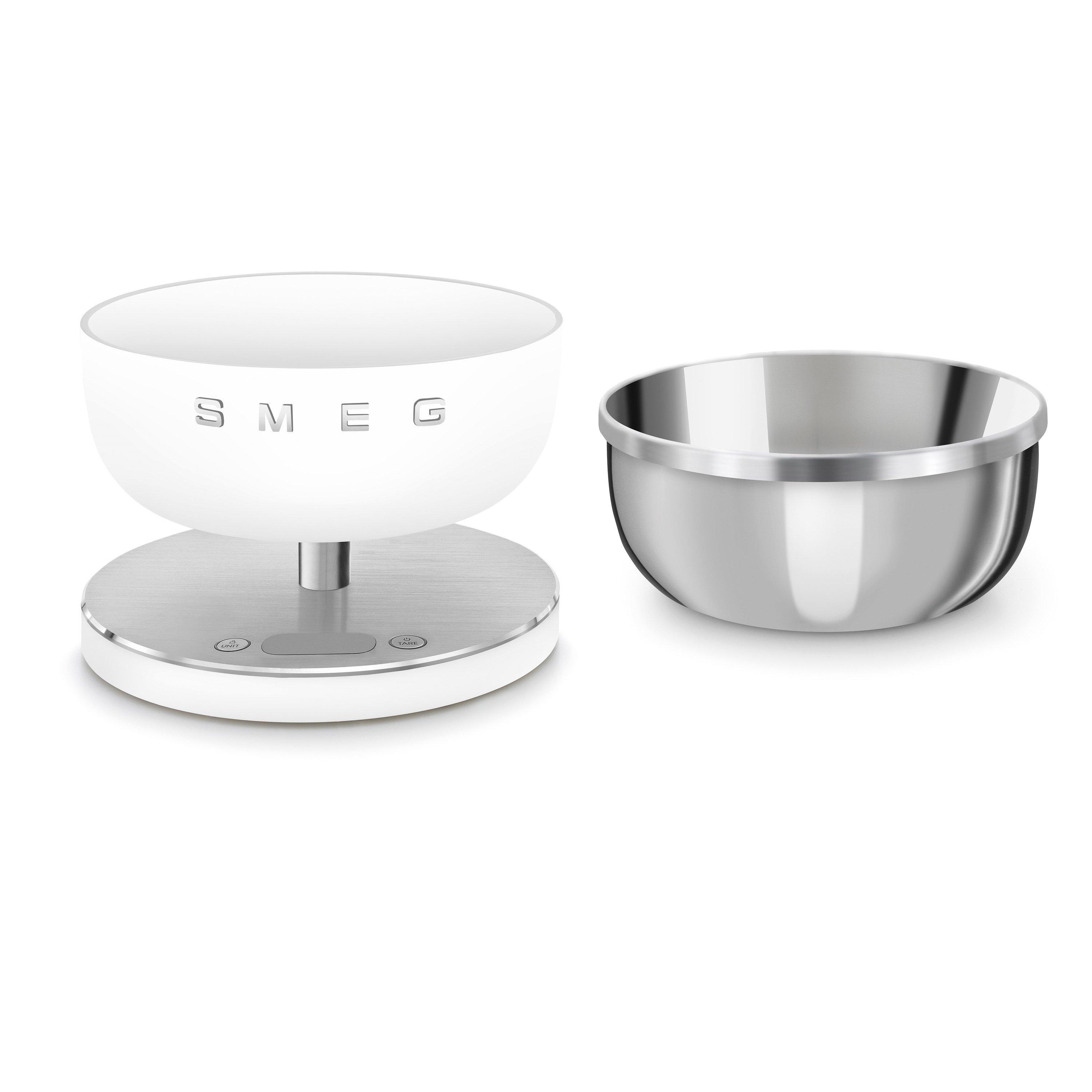 White - Smeg - Kitchen Scales in Matte White - 7
