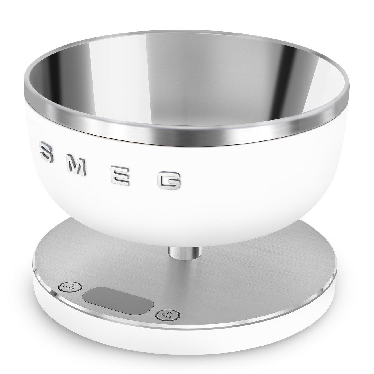 White - Smeg - Kitchen Scales in Matte White - 8