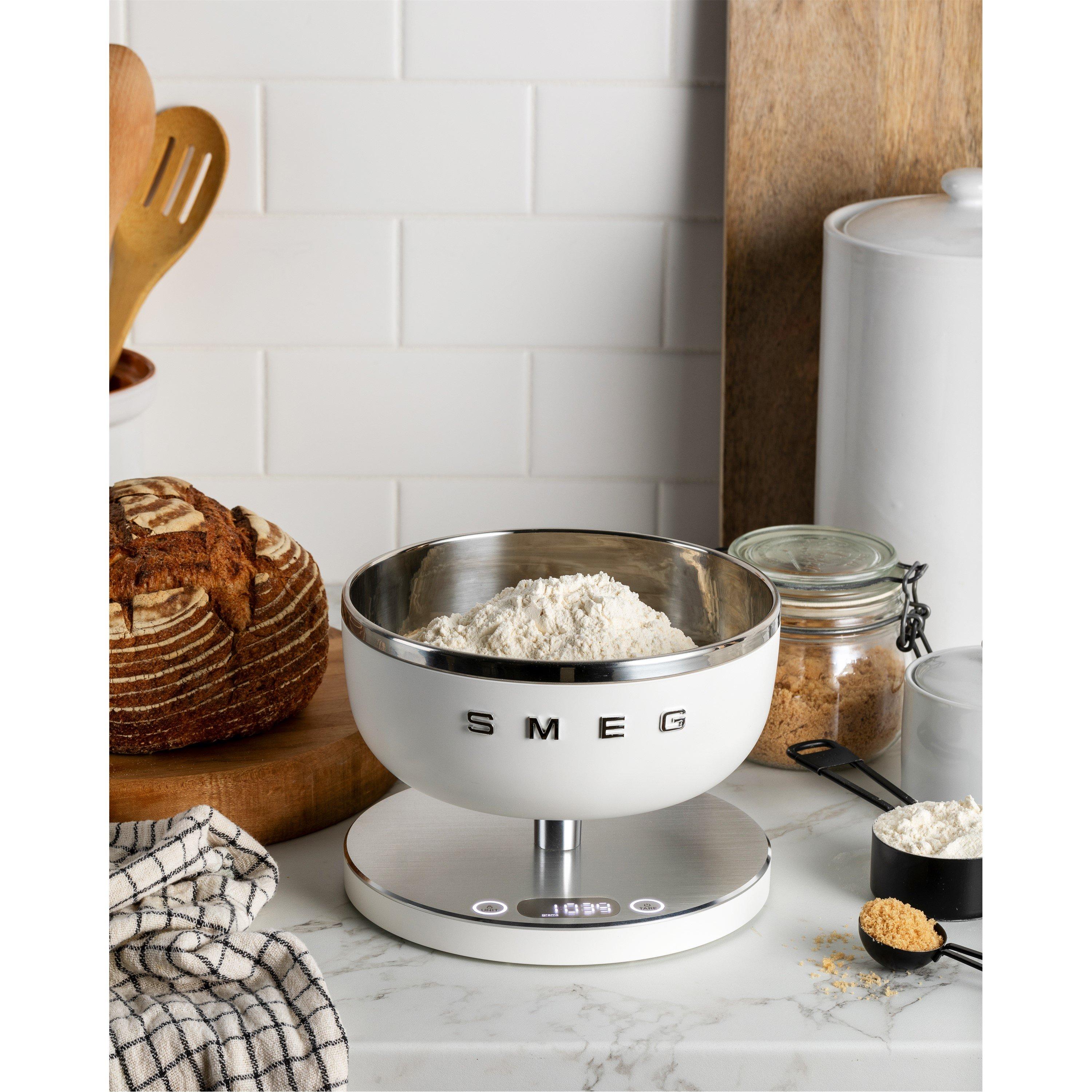 White - Smeg - Kitchen Scales in Matte White - 10