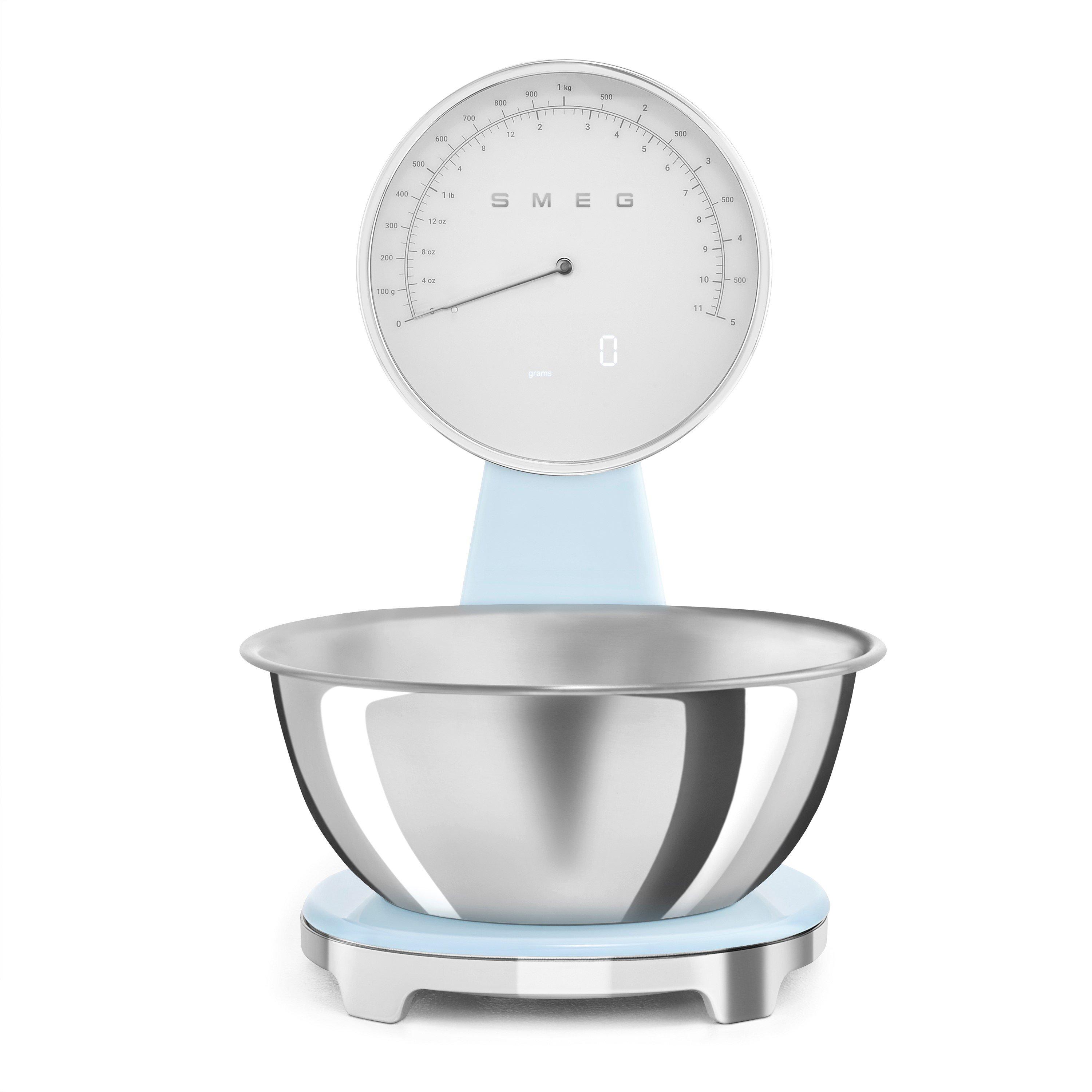 Smeg  Kitchen Scales In Pastel Blue - White - Medium
