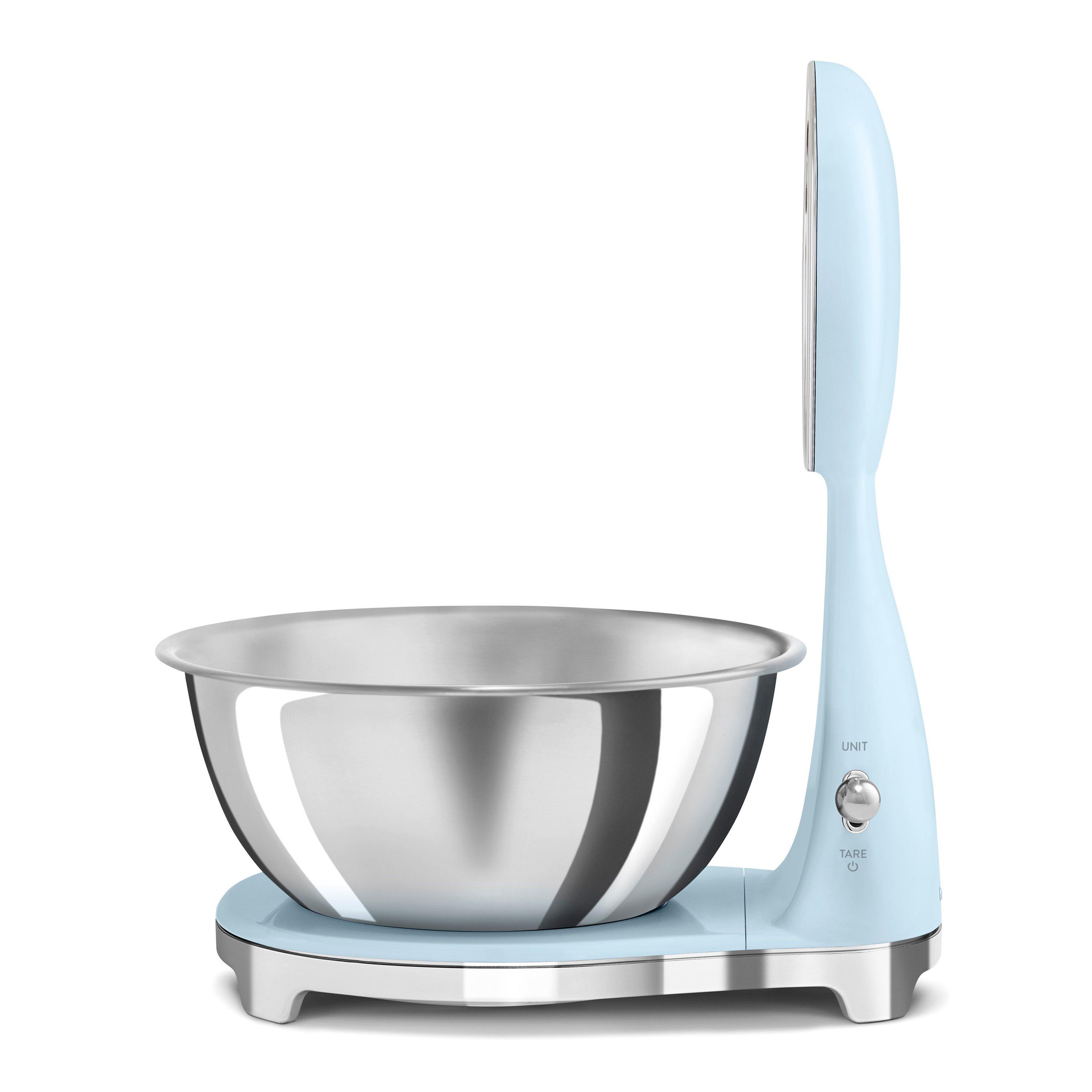 White - Smeg - Kitchen Scales in Pastel Blue - 5