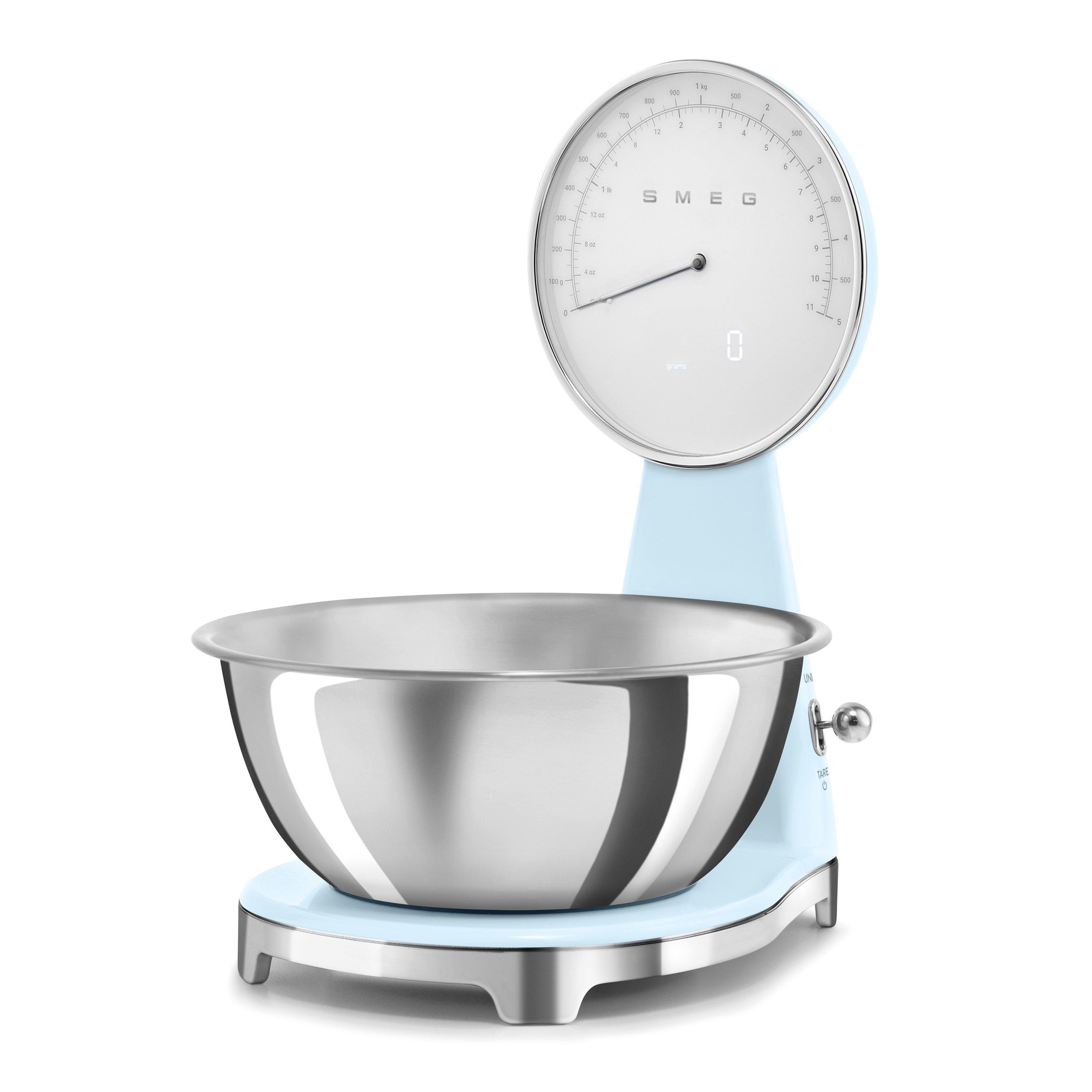 White - Smeg - Kitchen Scales in Pastel Blue - 6