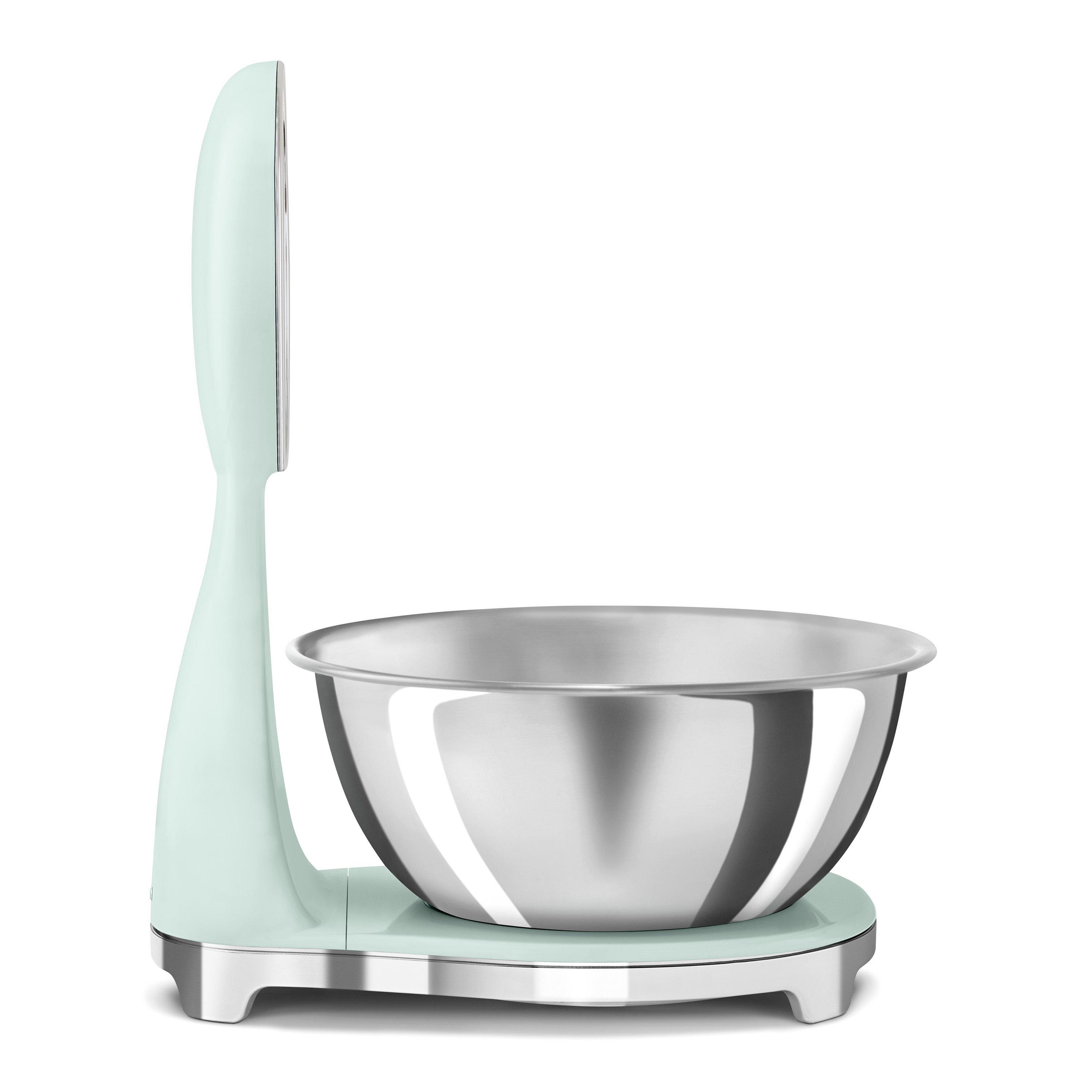 White - Smeg - Kitchen Scales in Pastel Green - 2