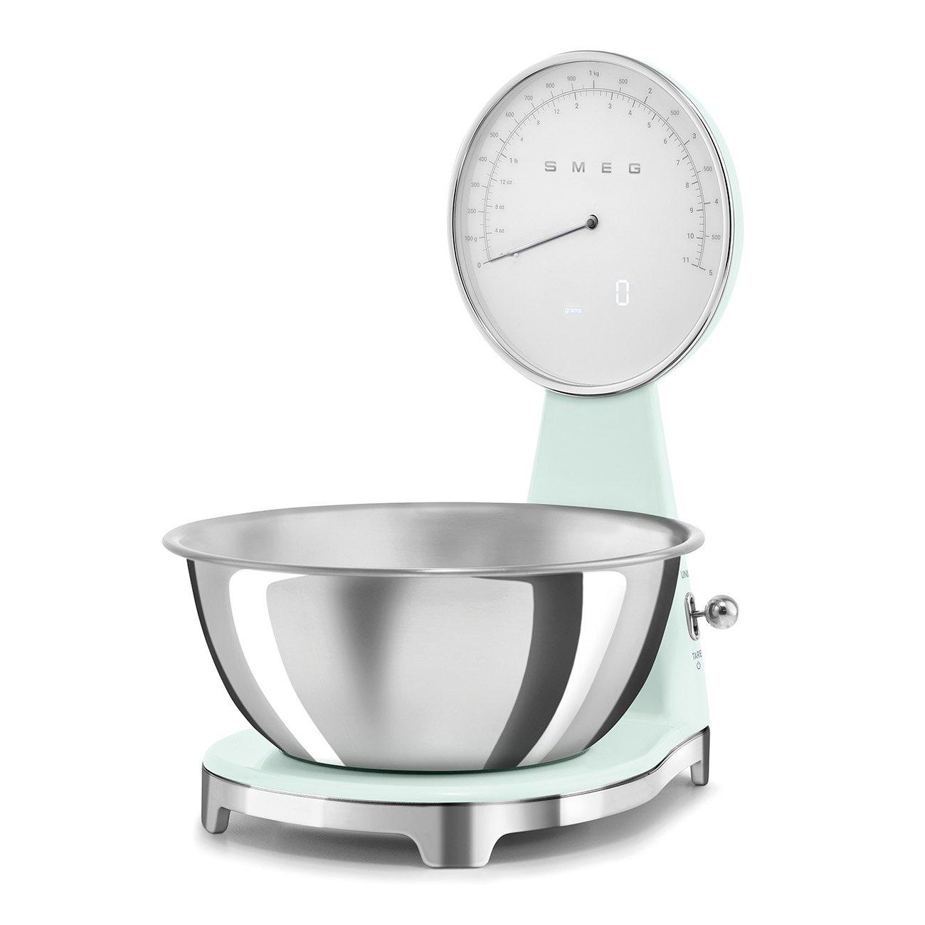 White - Smeg - Kitchen Scales in Pastel Green - 6
