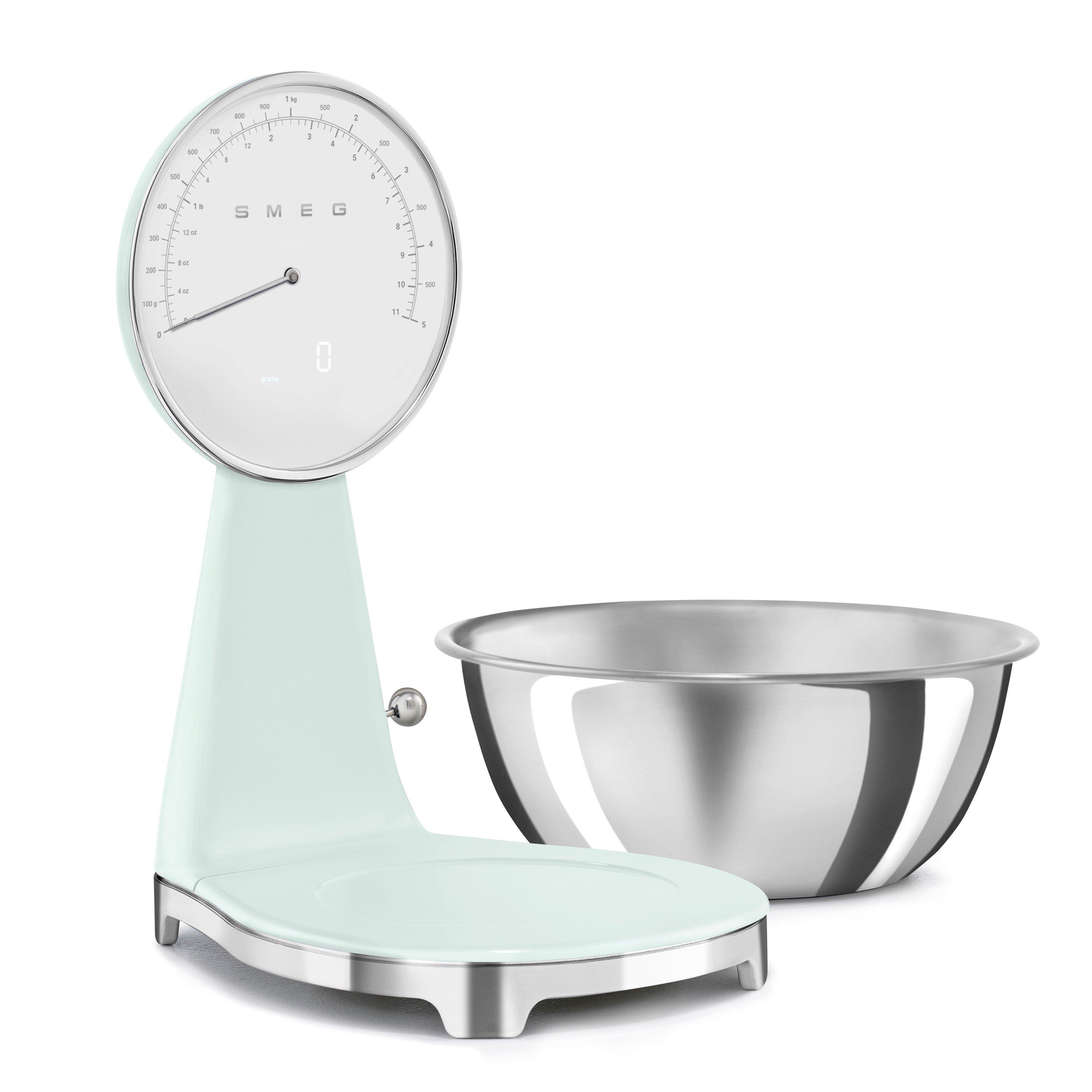 White - Smeg - Kitchen Scales in Pastel Green - 8