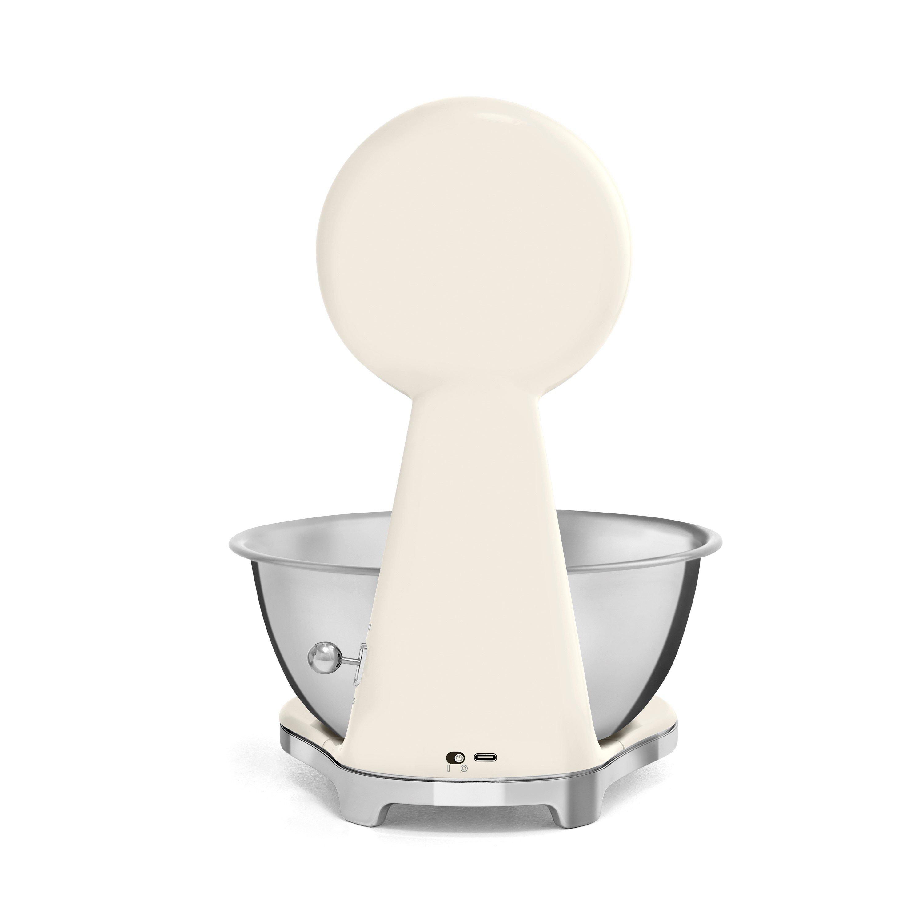 White - Smeg - Kitchen Scales in Cream - 4