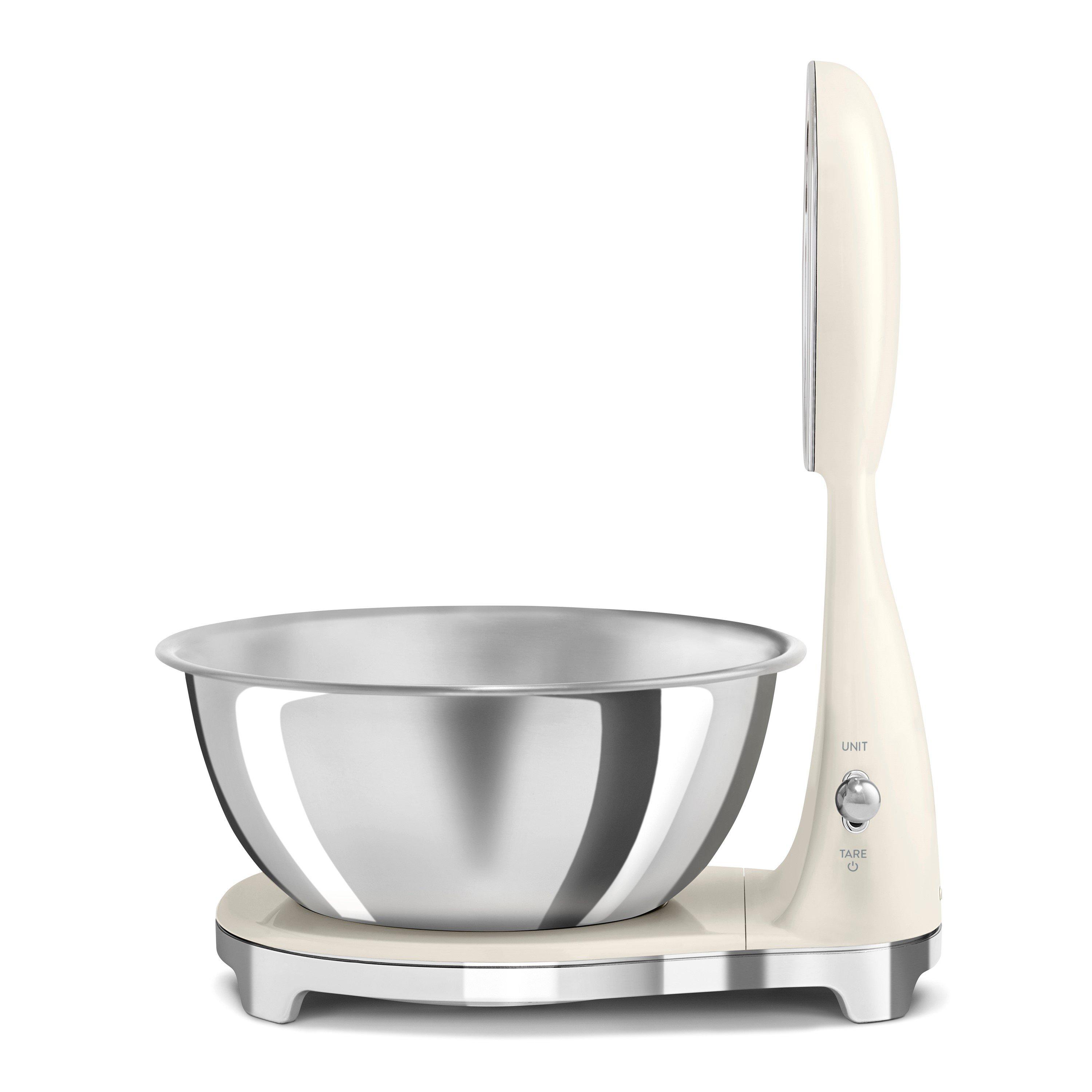 White - Smeg - Kitchen Scales in Cream - 5