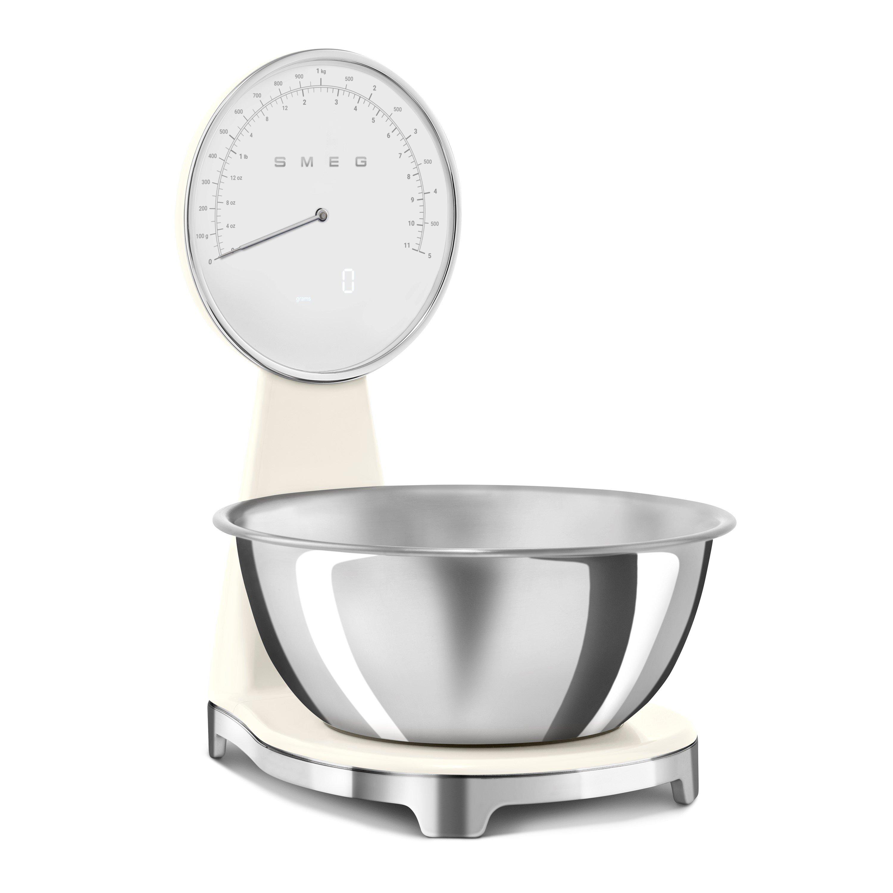 White - Smeg - Kitchen Scales in Cream - 7