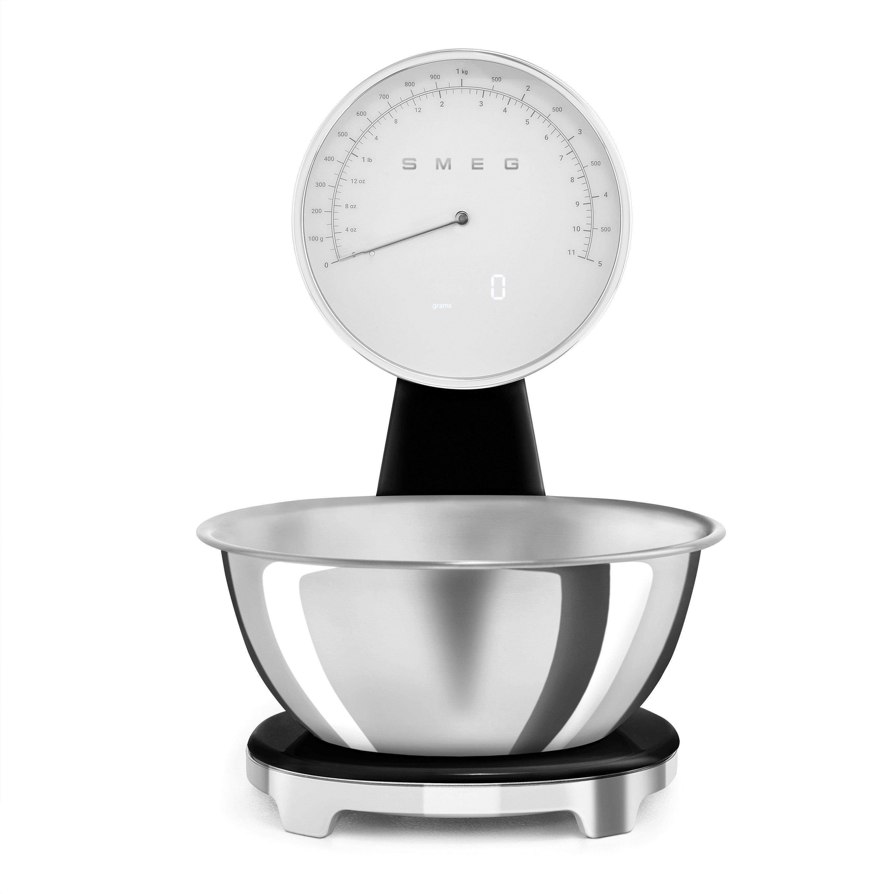 Smeg  Kitchen Scales In Black - White - Medium