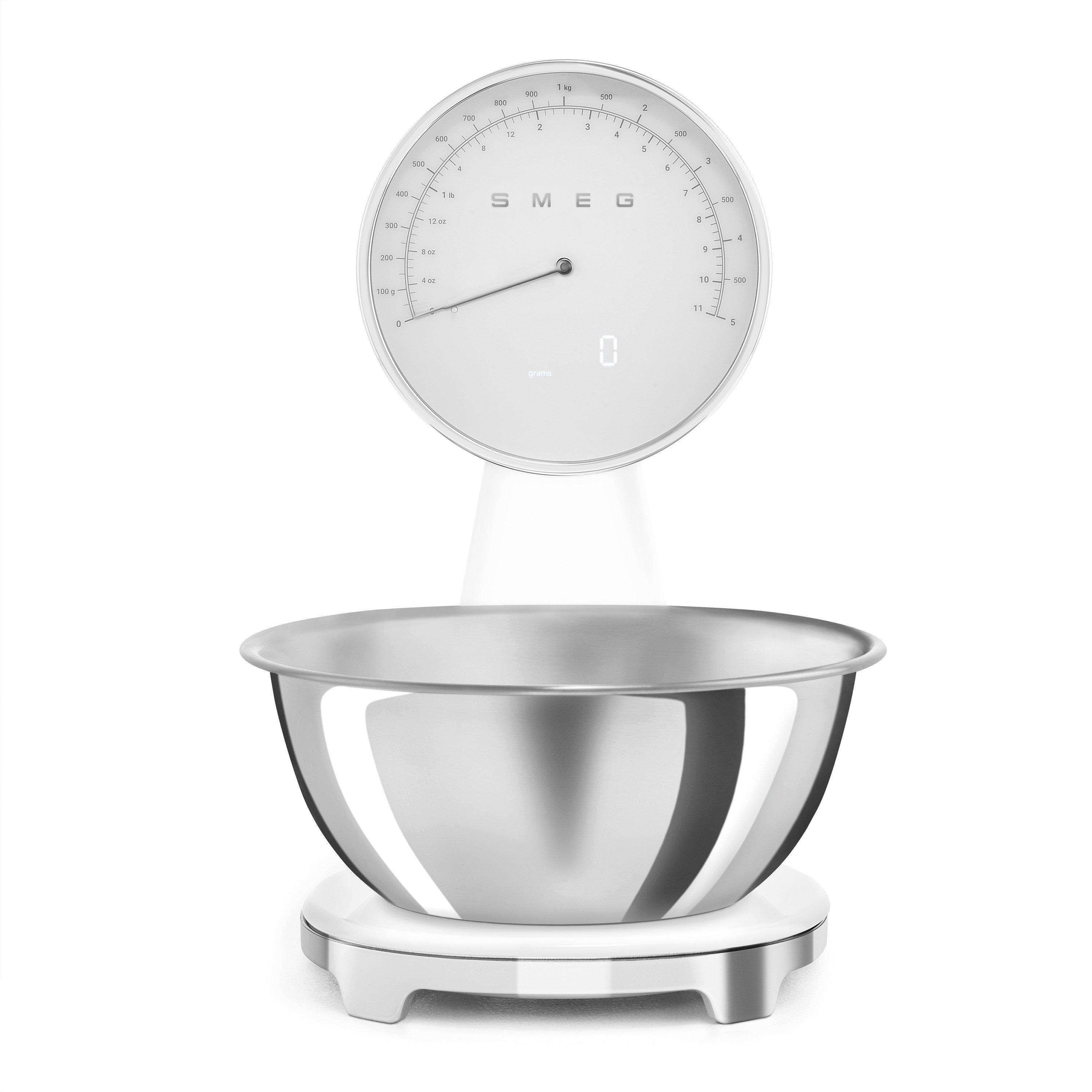 Smeg  Kitchen Scales In White - Medium