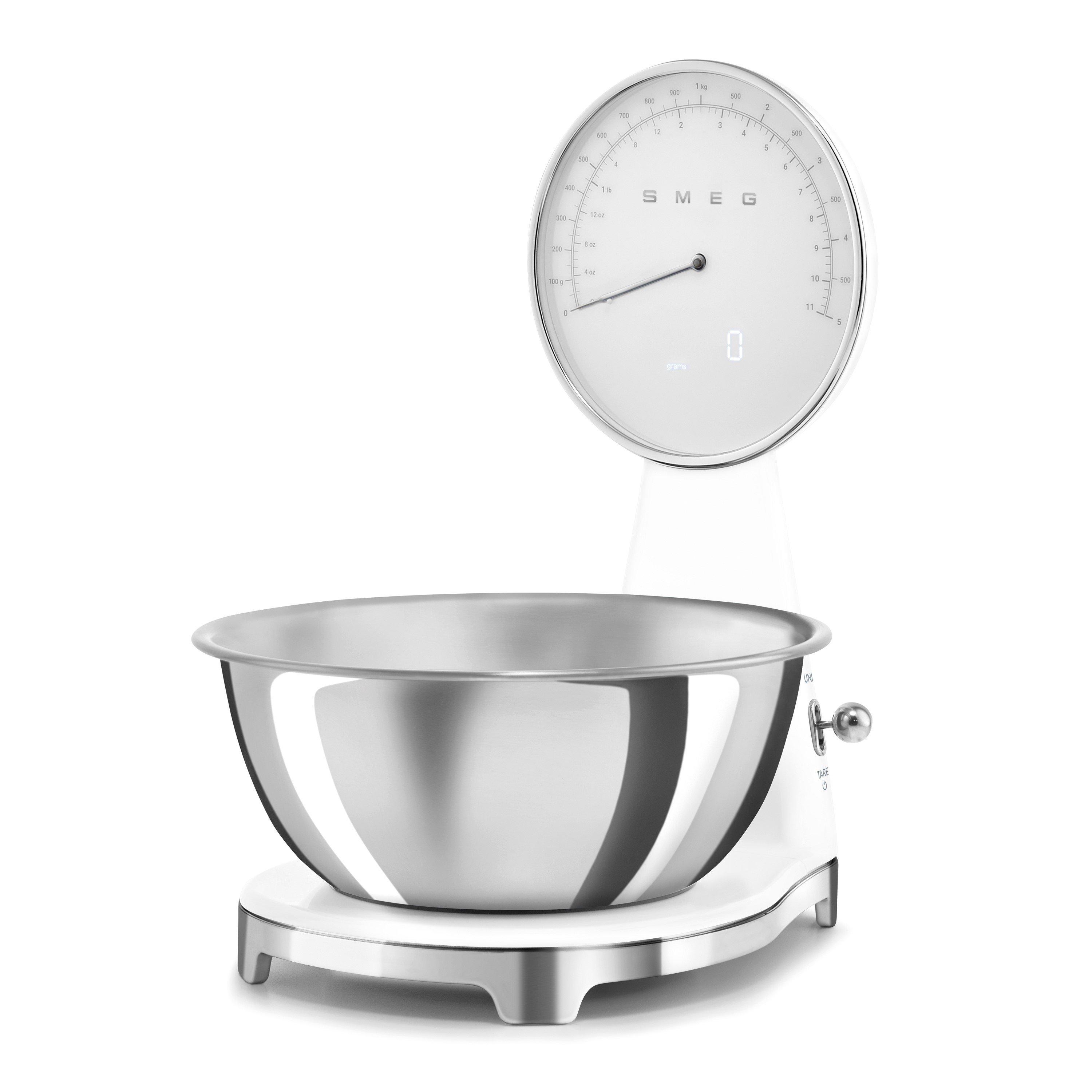 White - Smeg - Kitchen Scales in White - 6