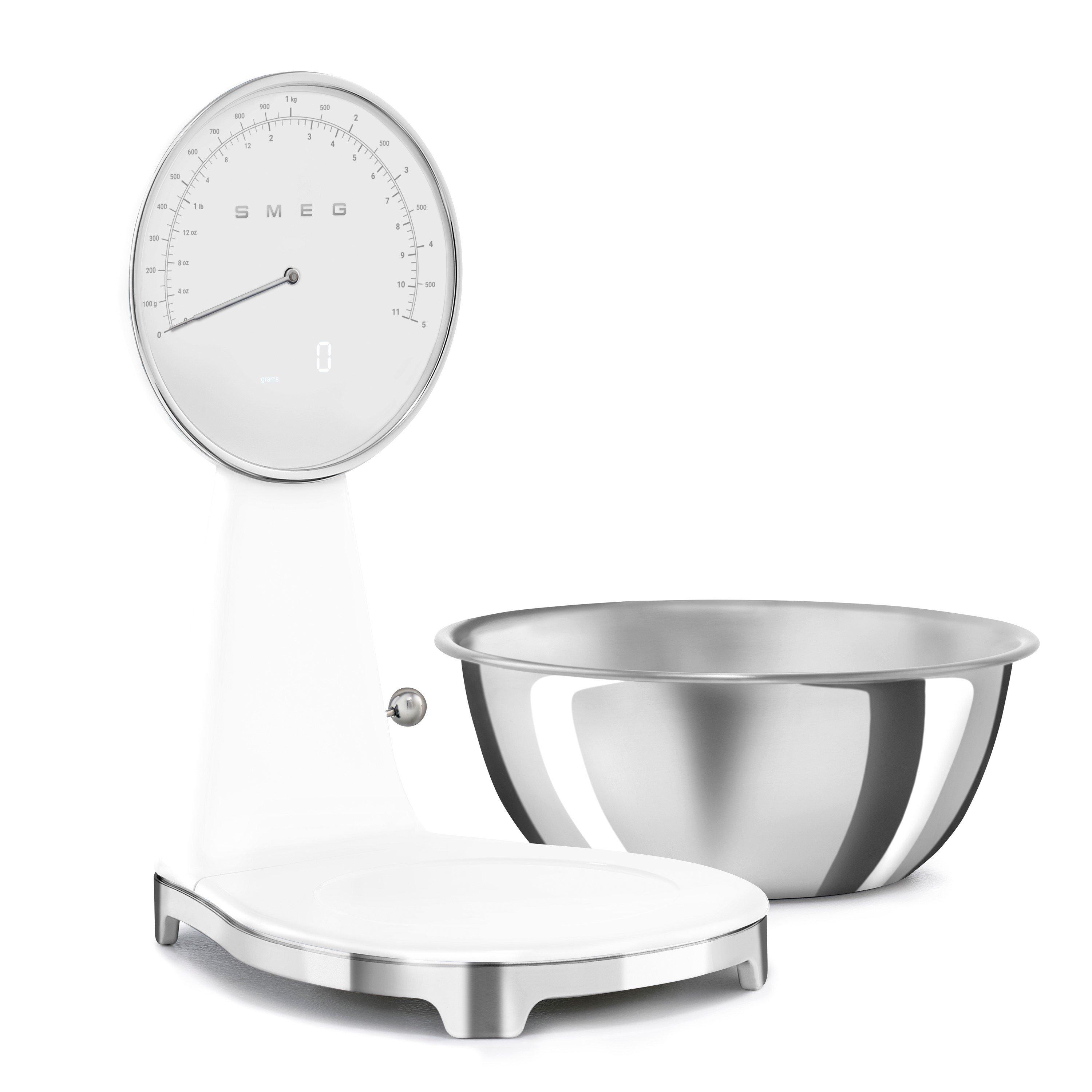 White - Smeg - Kitchen Scales in White - 8