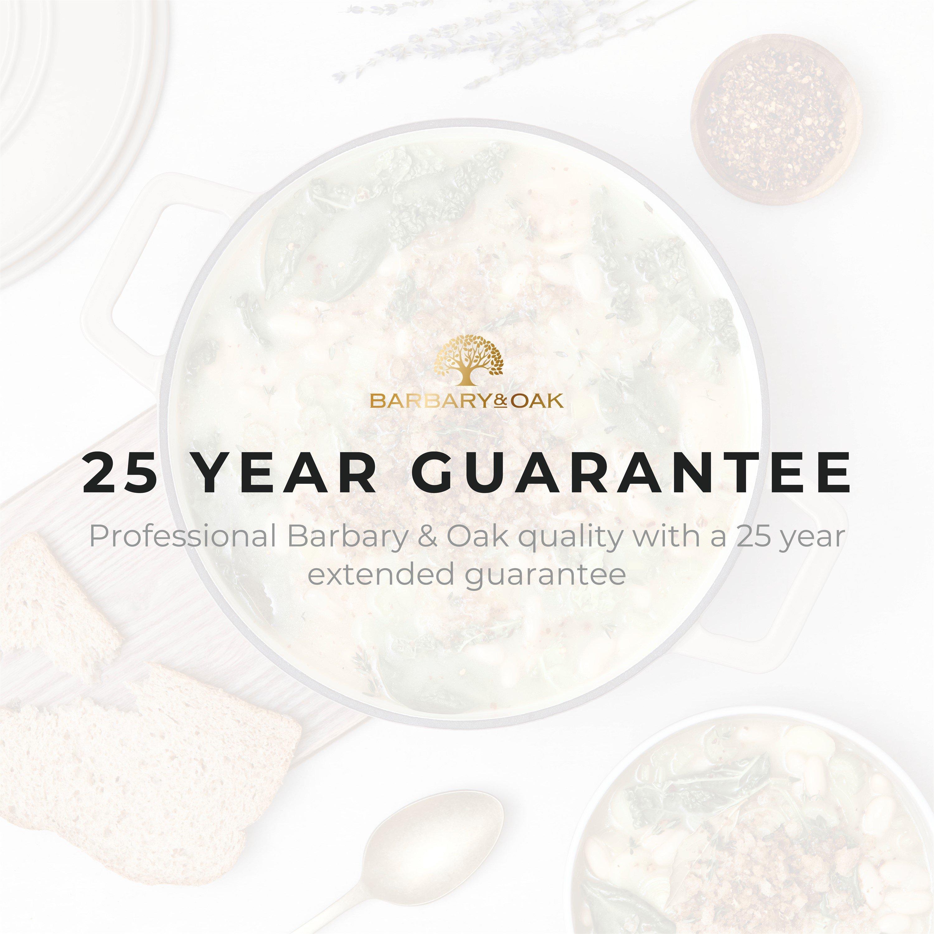 Beige - Barbary And Oak - Nattura 28cm Shallow Cast Iron Casserole Cashmere - 7