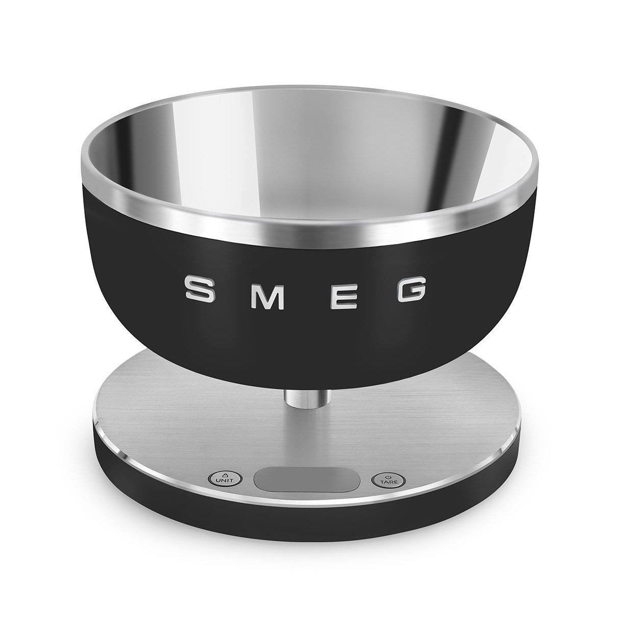 Black - Smeg - Kitchen Scales in Matte Black - 1