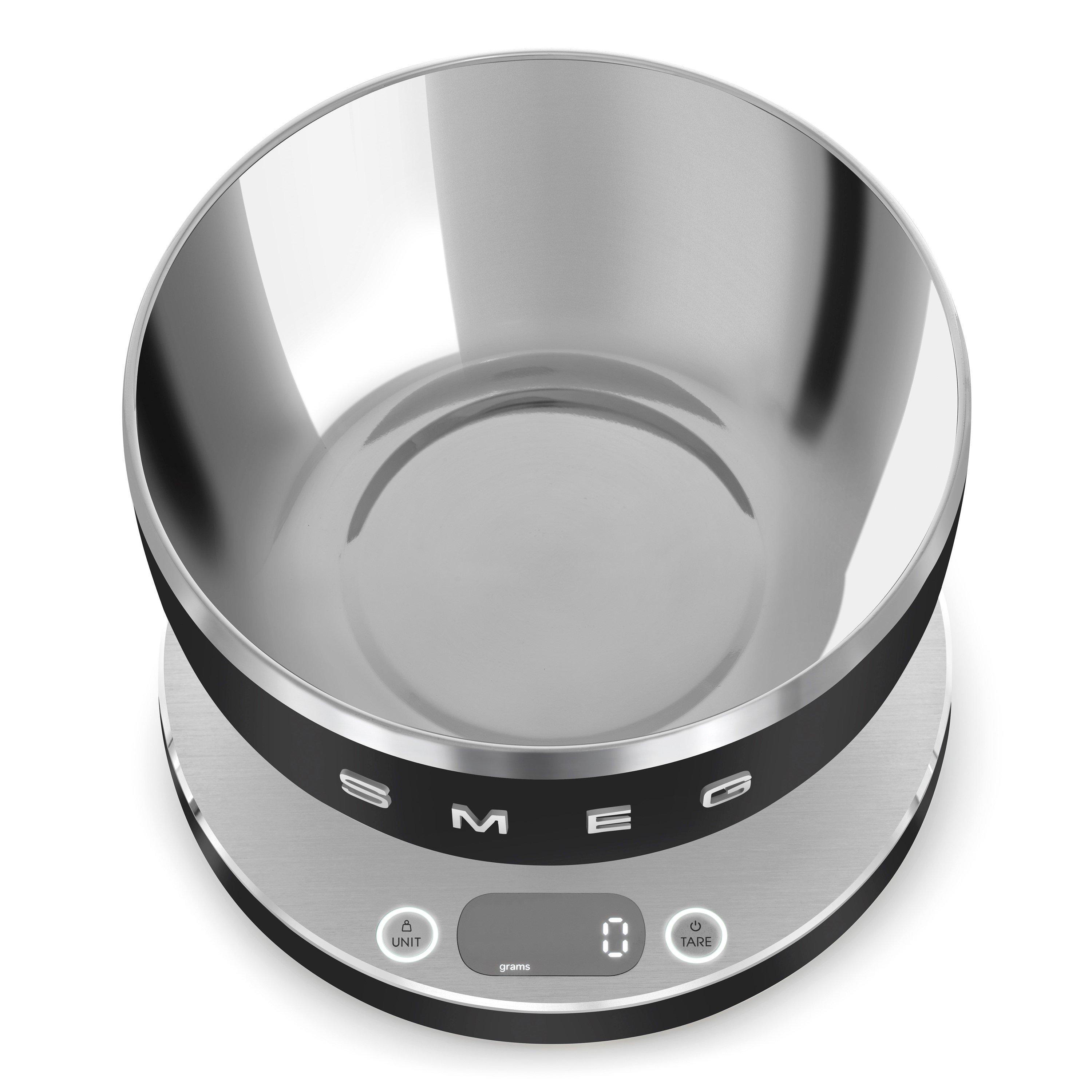 Black - Smeg - Kitchen Scales in Matte Black - 4