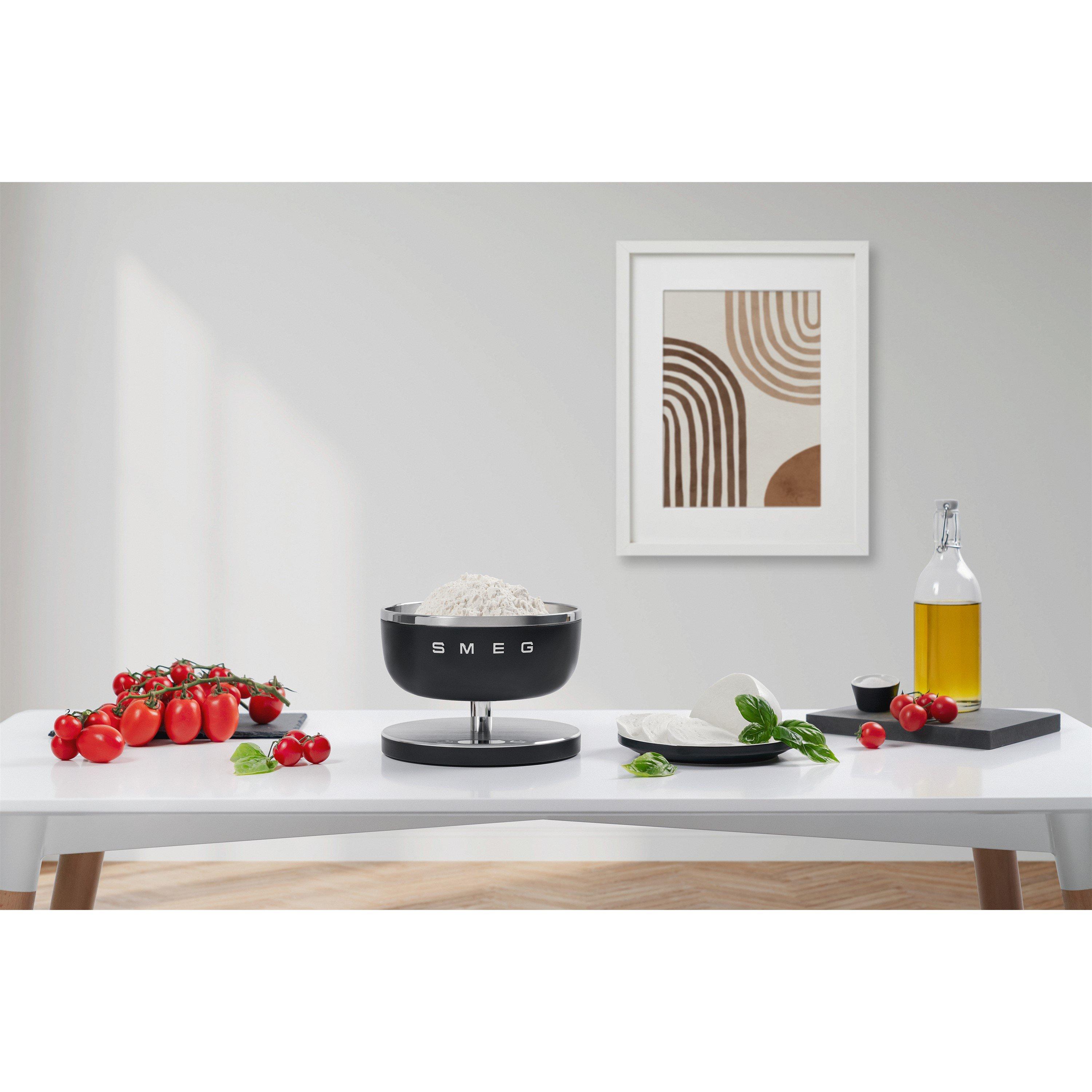 Black - Smeg - Kitchen Scales in Matte Black - 8