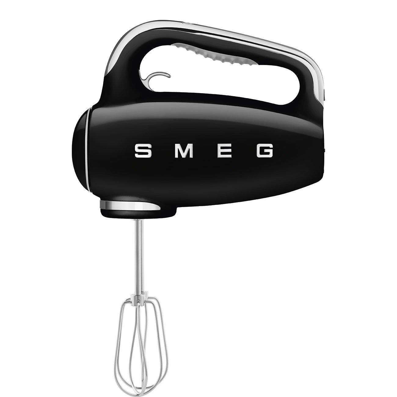 Smeg HMF01BLUK Hand Mixer with Turbo Function, 3 Attachments, LED Display Black - Image 8