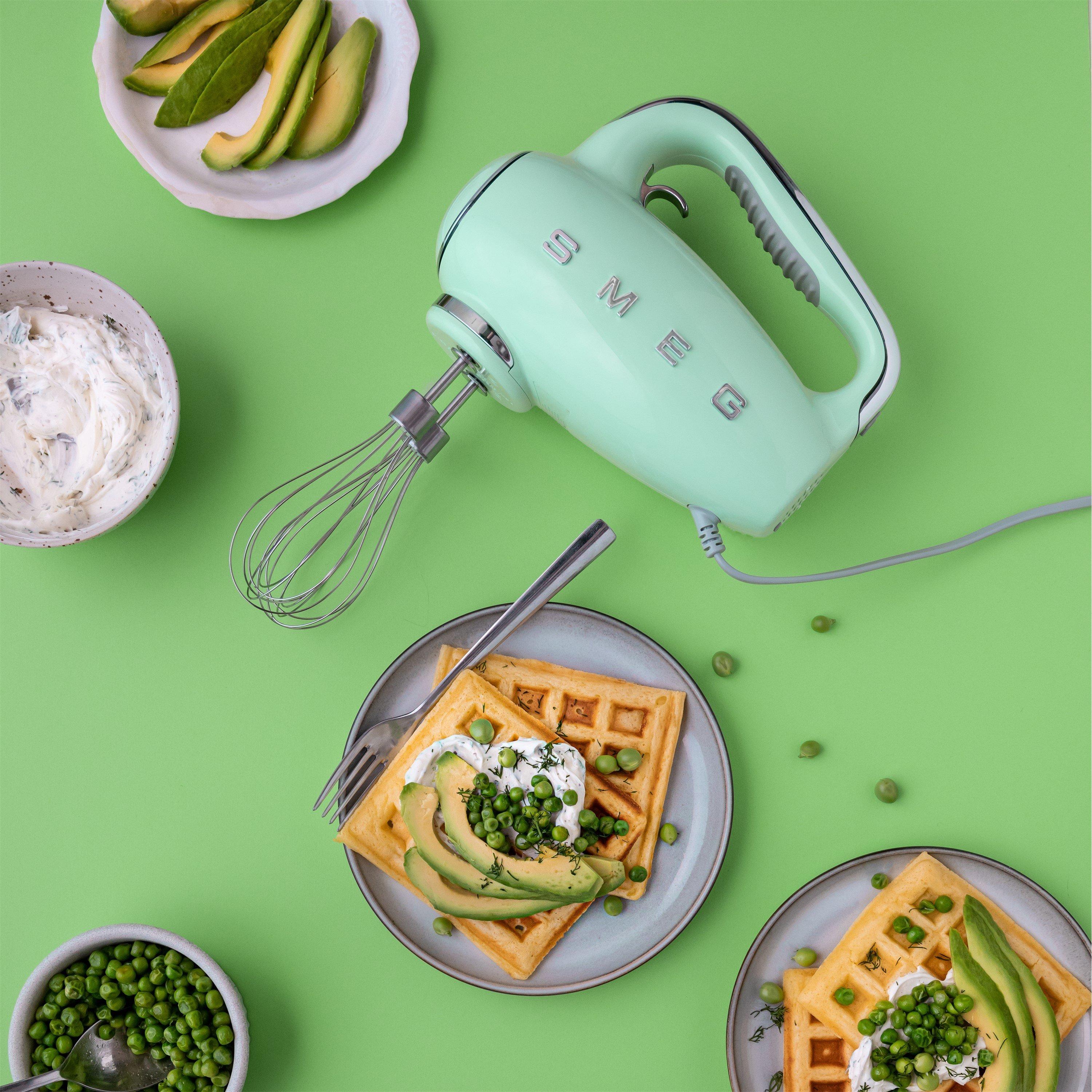 Pastel Green - Smeg - 50's Style Hand Mixer Pastel Green - 7