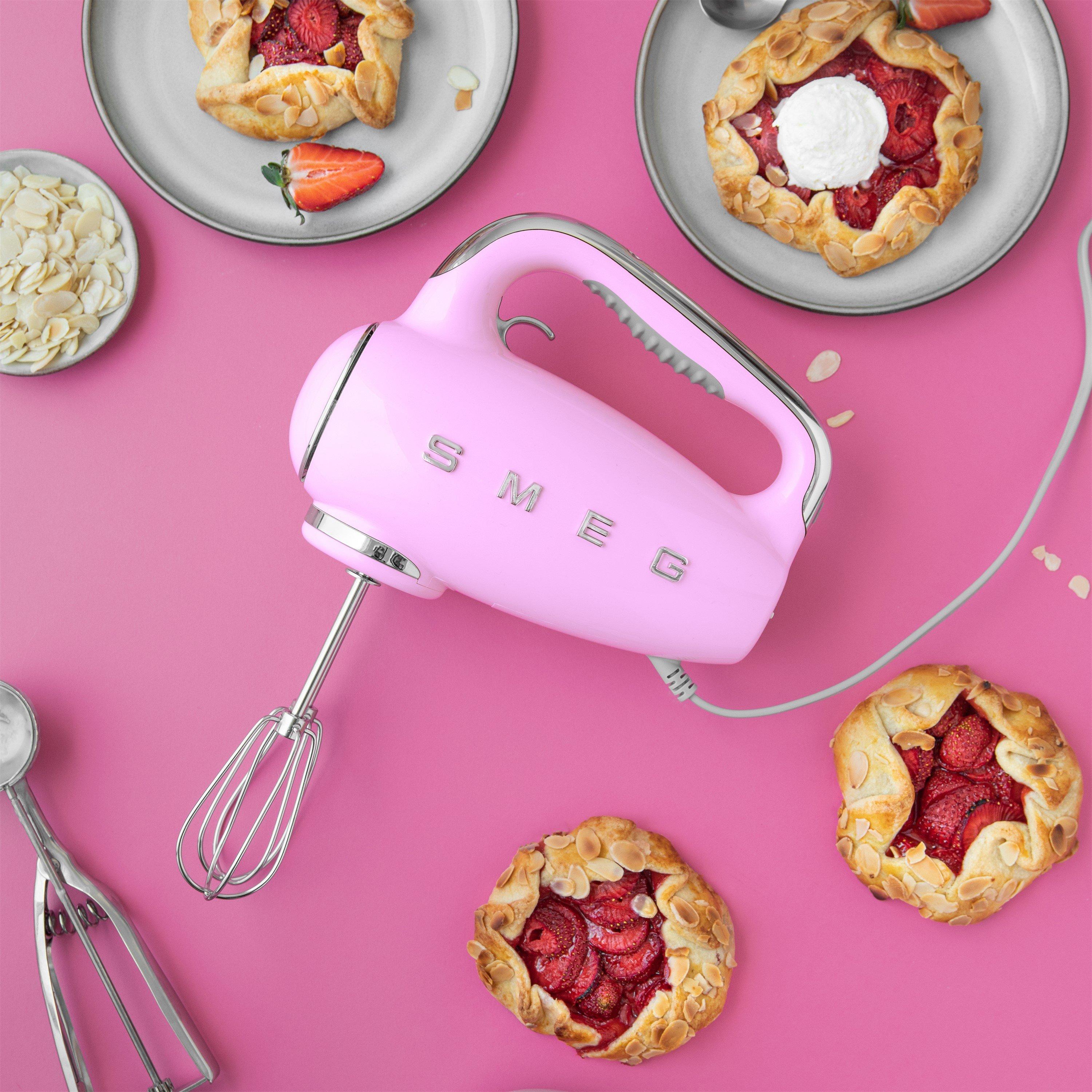 Pink - Smeg - 50's Style Hand Mixer Pink - 8