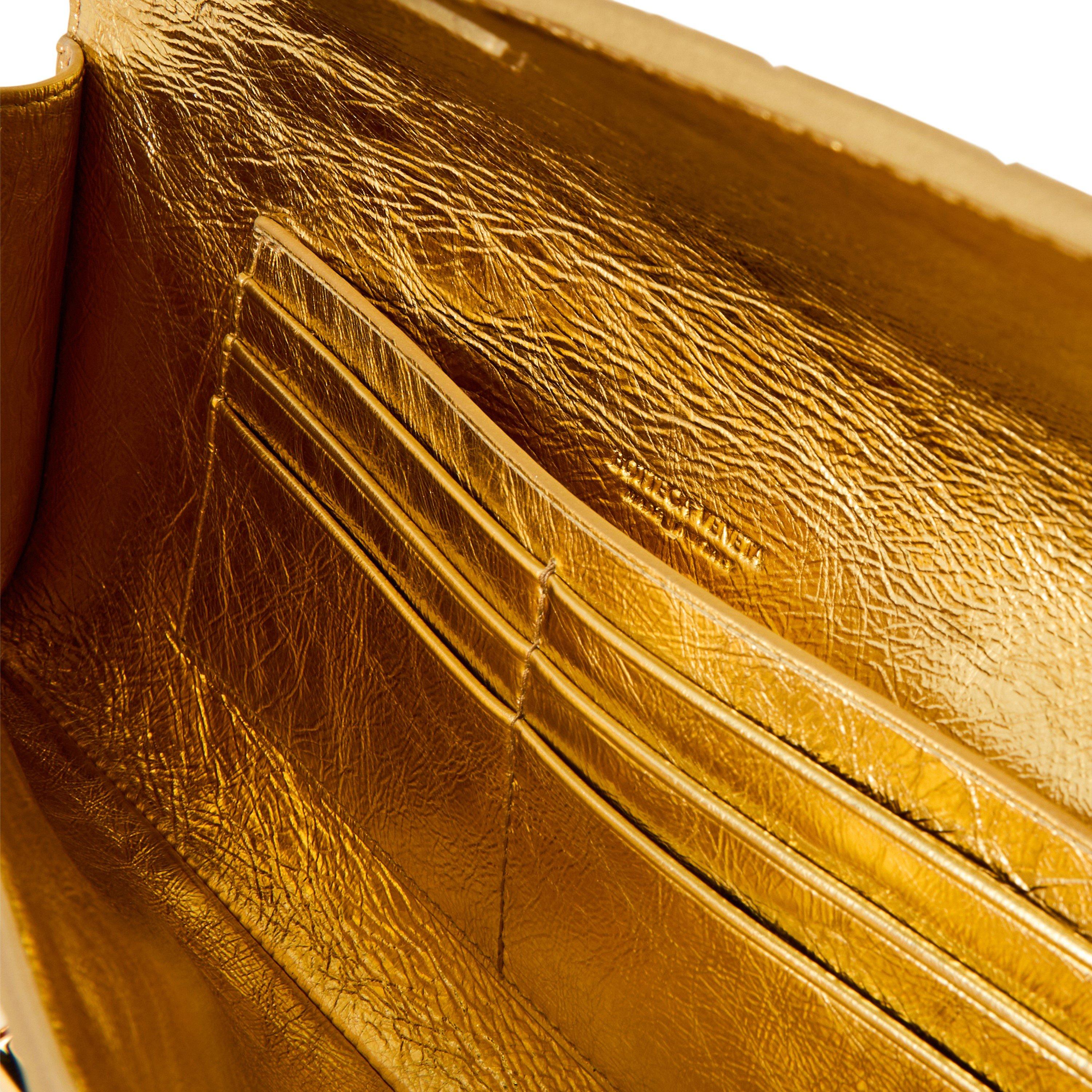 Gold - Bottega Veneta - BV Andiamo Mtl Cltch Ld61 - 3