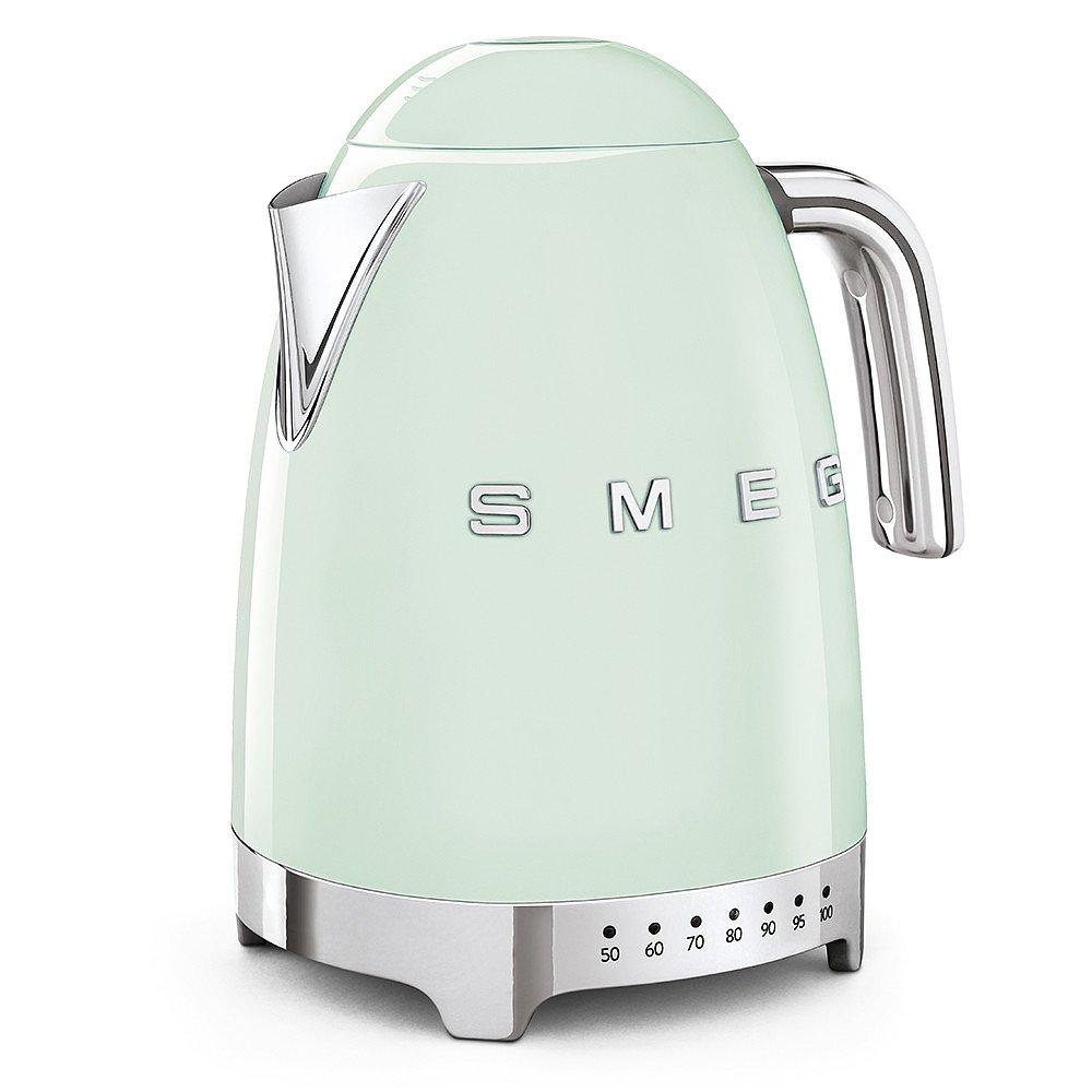 Green - Smeg - 50s Style Variable Temperature Kettle 1.7L Matte - 2