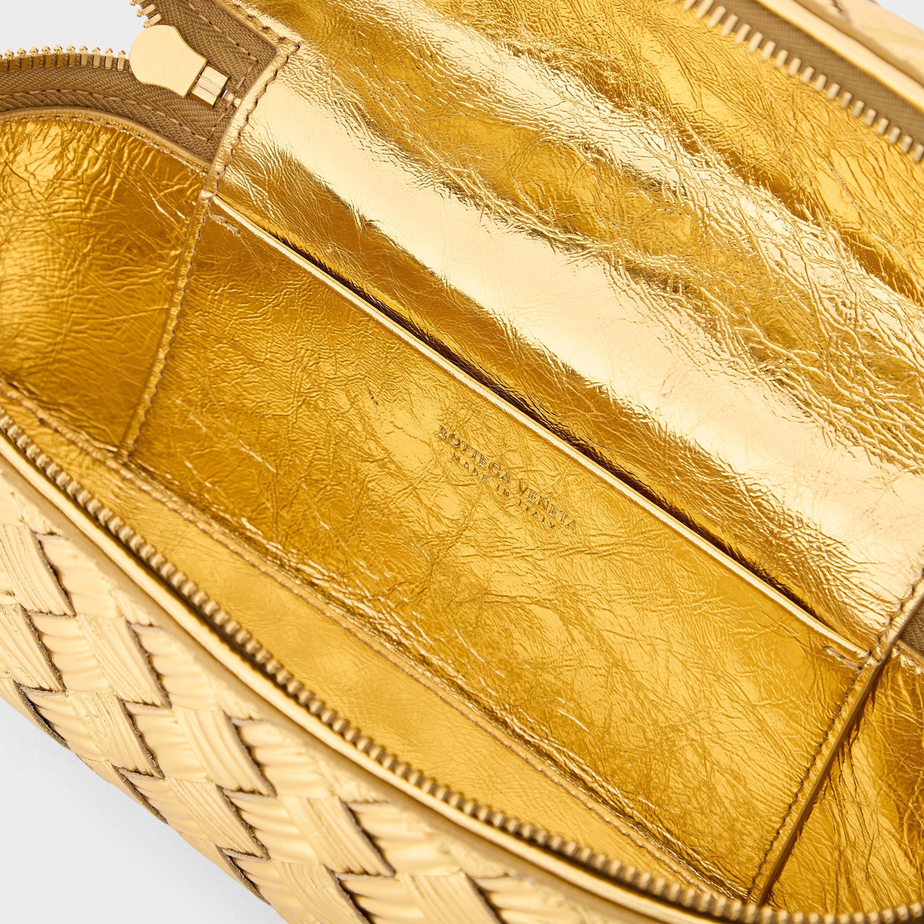 Gold - Bottega Veneta - Women's BV Bang Mtlc Top Handle Bag - 5