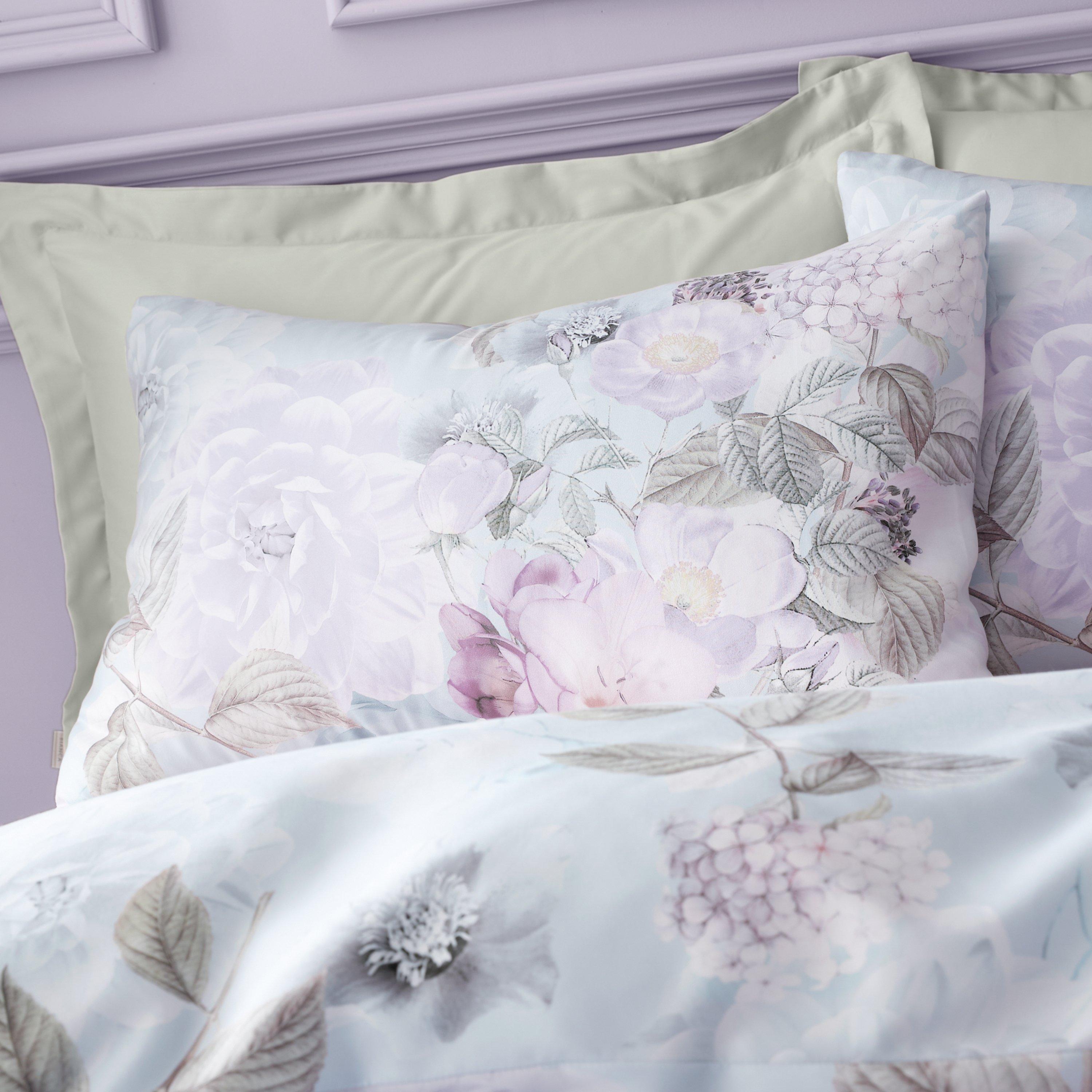 Blue - RHS by Catherine Lansfield - Floral Serenity So Soft Duvet Cover Set - 3