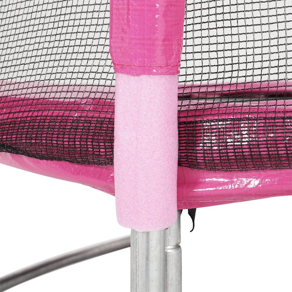 Red - LIFE IDEAS SPORT - Outdoor Trampoline with Safety Enclosure - 8