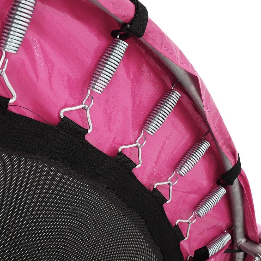 Red - LIFE IDEAS SPORT - Outdoor Trampoline with Safety Enclosure - 10