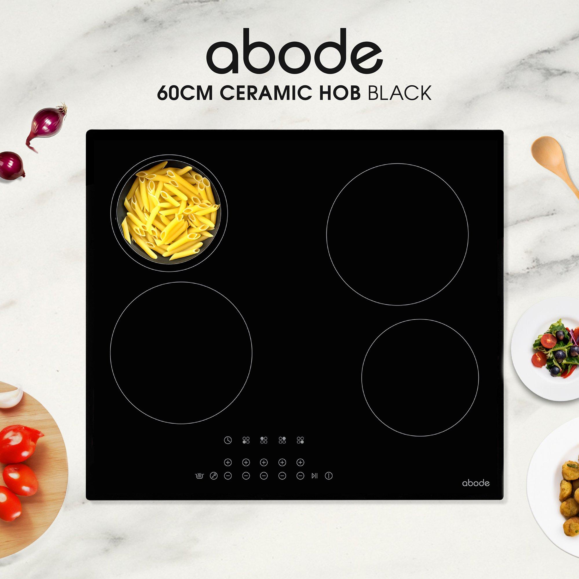 Black - Abode - A60EH301B 60cm 4 Zone Electric Hob in Black - 4