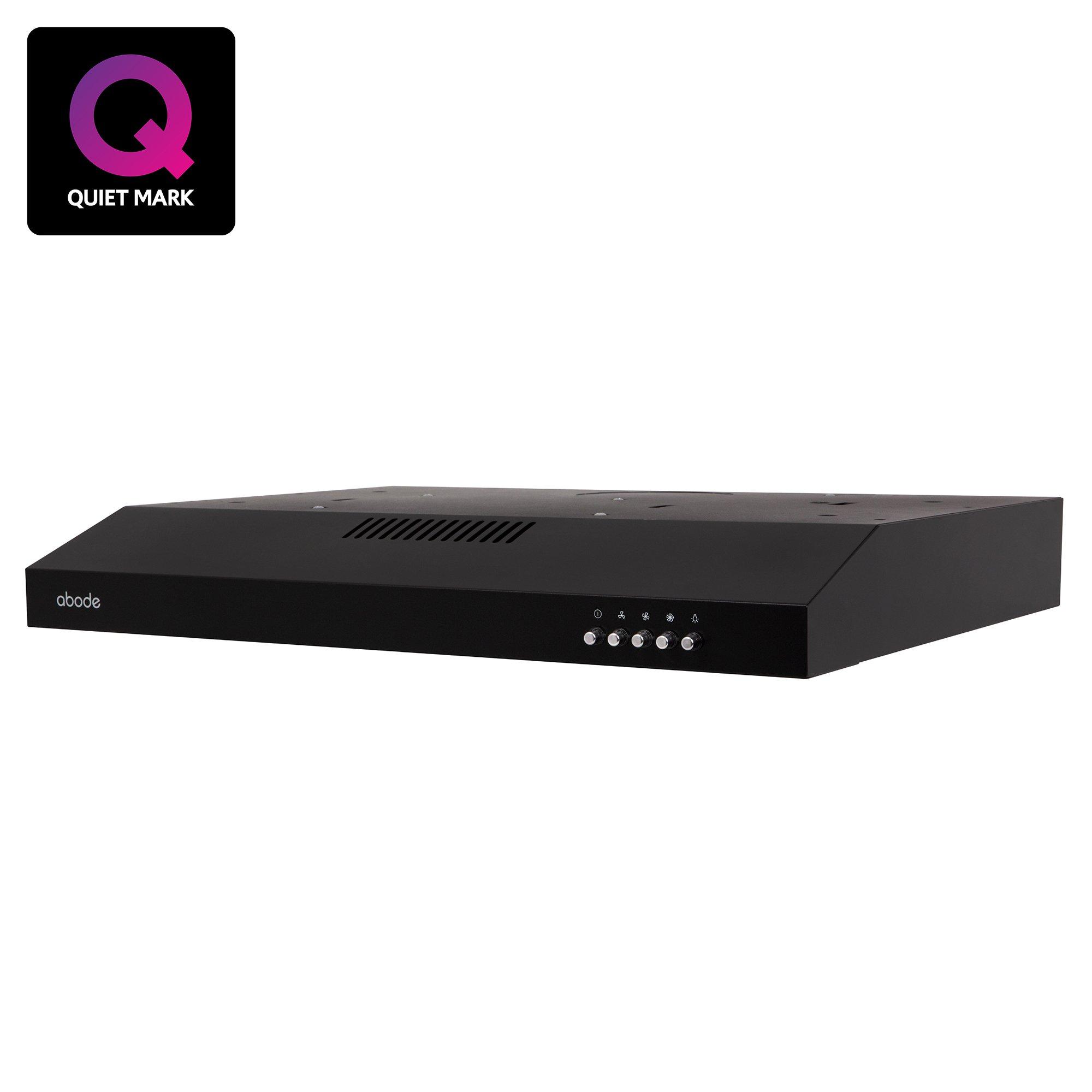 Black - Abode - A60VSRCH0B1B 60cm Manual Visor Cooker Hood - Black - 10