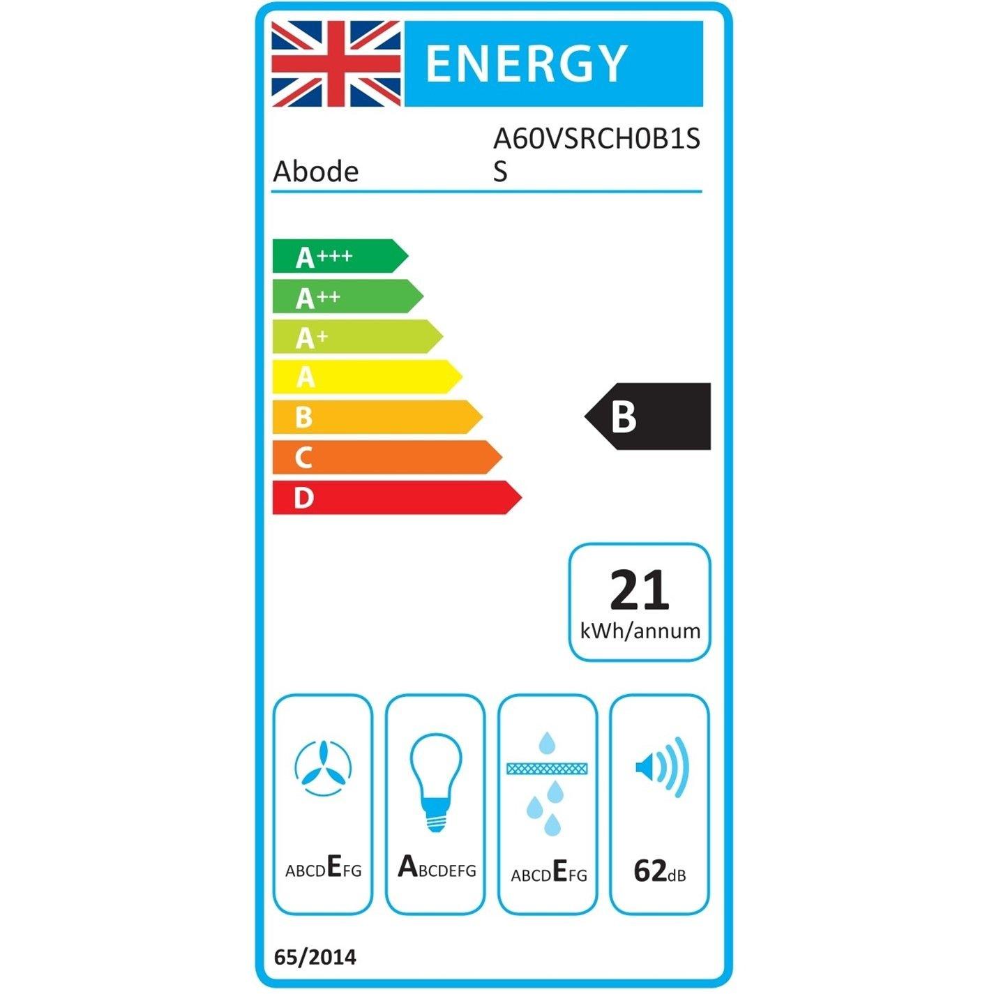 Stainless Steel - Abode - A60VSRCH0B1SS 60cm Manual Visor Cooker Hood - 11