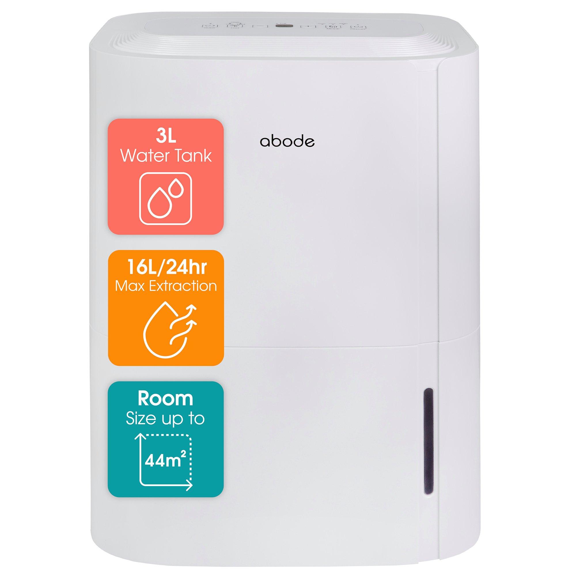 White - Abode - ADH1601 16L Dehumidifier in White - 1