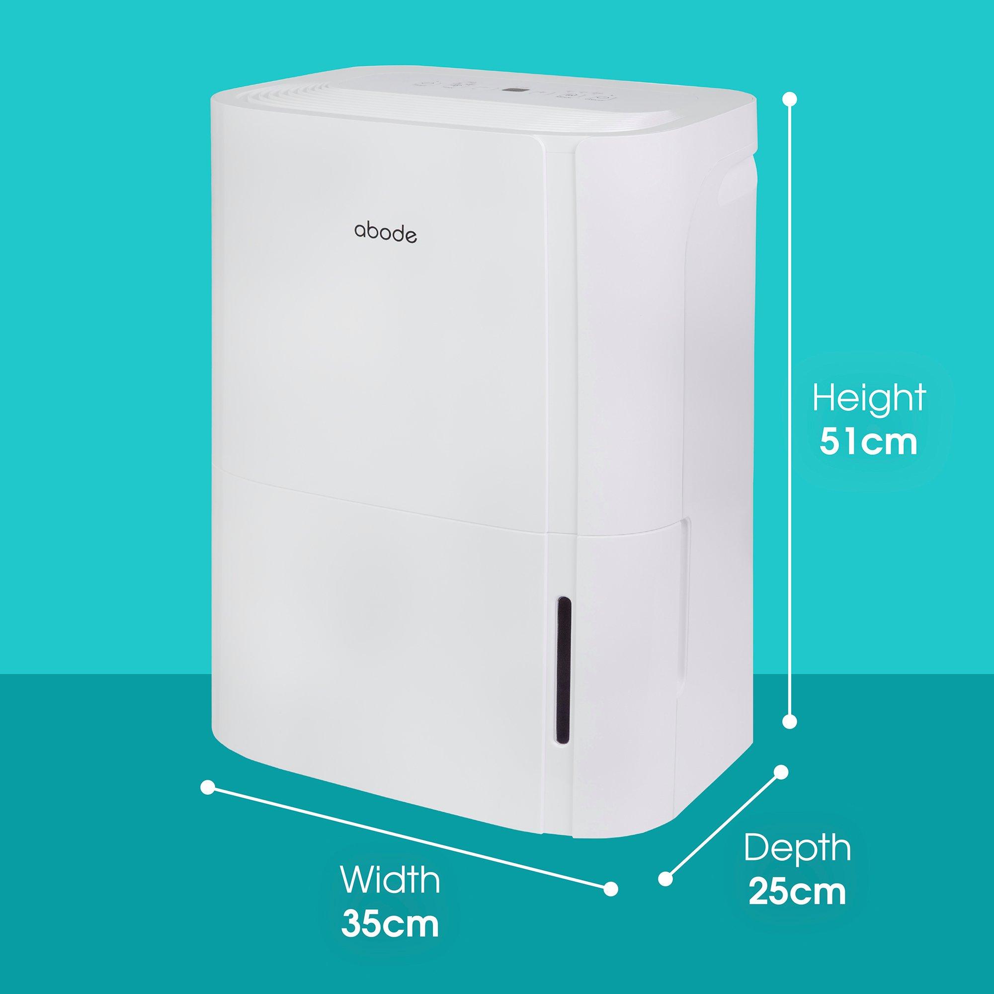 White - Abode - ADH1601 16L Dehumidifier in White - 2
