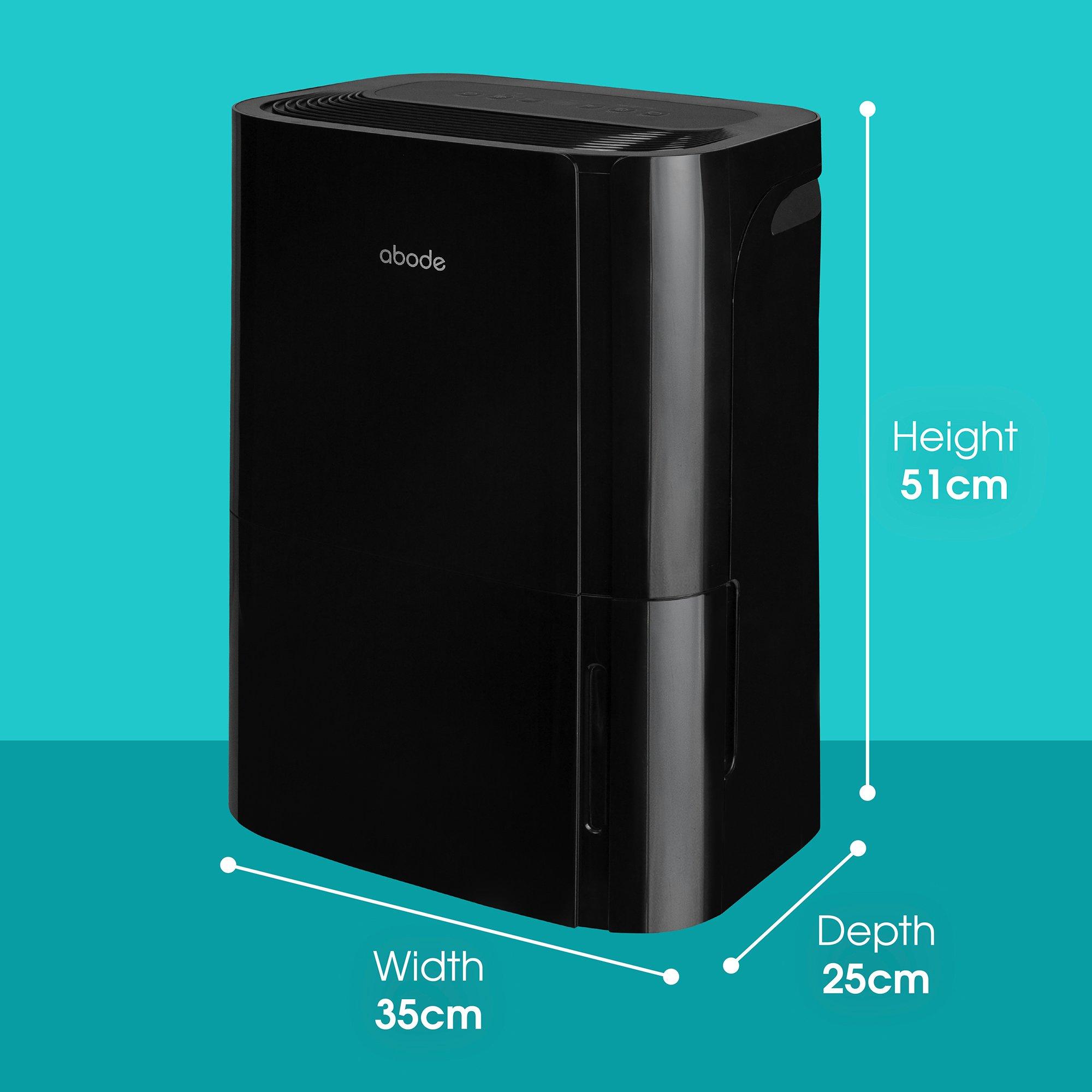 Black - Abode - ADH1601B 16L Dehumidifier in Black - 2