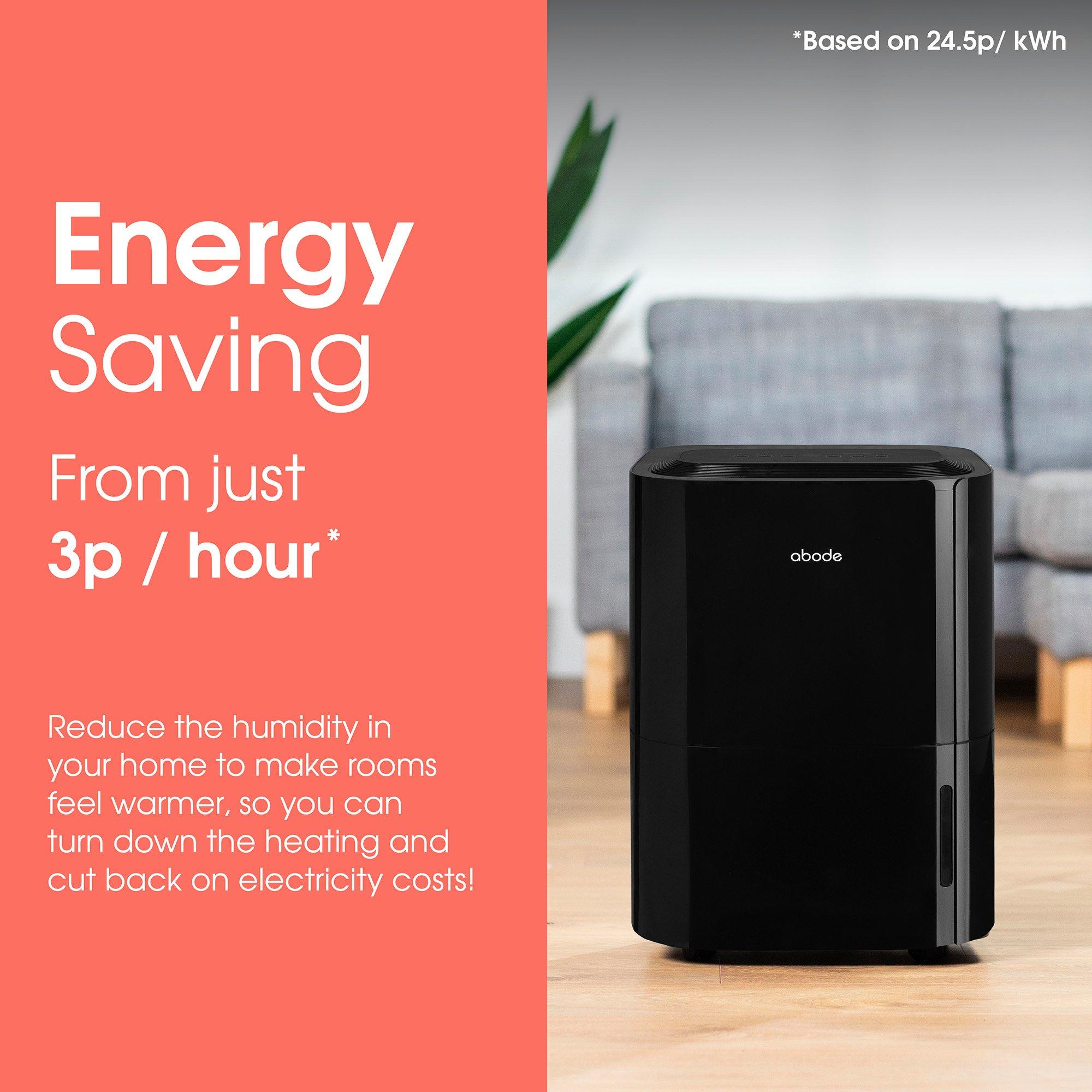 Black - Abode - ADH1601B 16L Dehumidifier in Black - 3