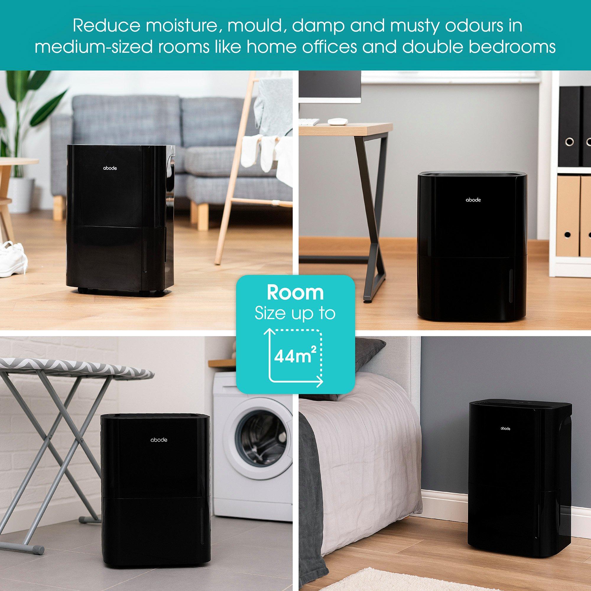 Black - Abode - ADH1601B 16L Dehumidifier in Black - 8